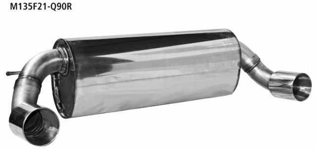 Bastuck Edelstahl Endschalldämpfer BMW M135 F20/F21 Bastuck Edelstahl Endschalldämpfer BMW M135 F20/F21