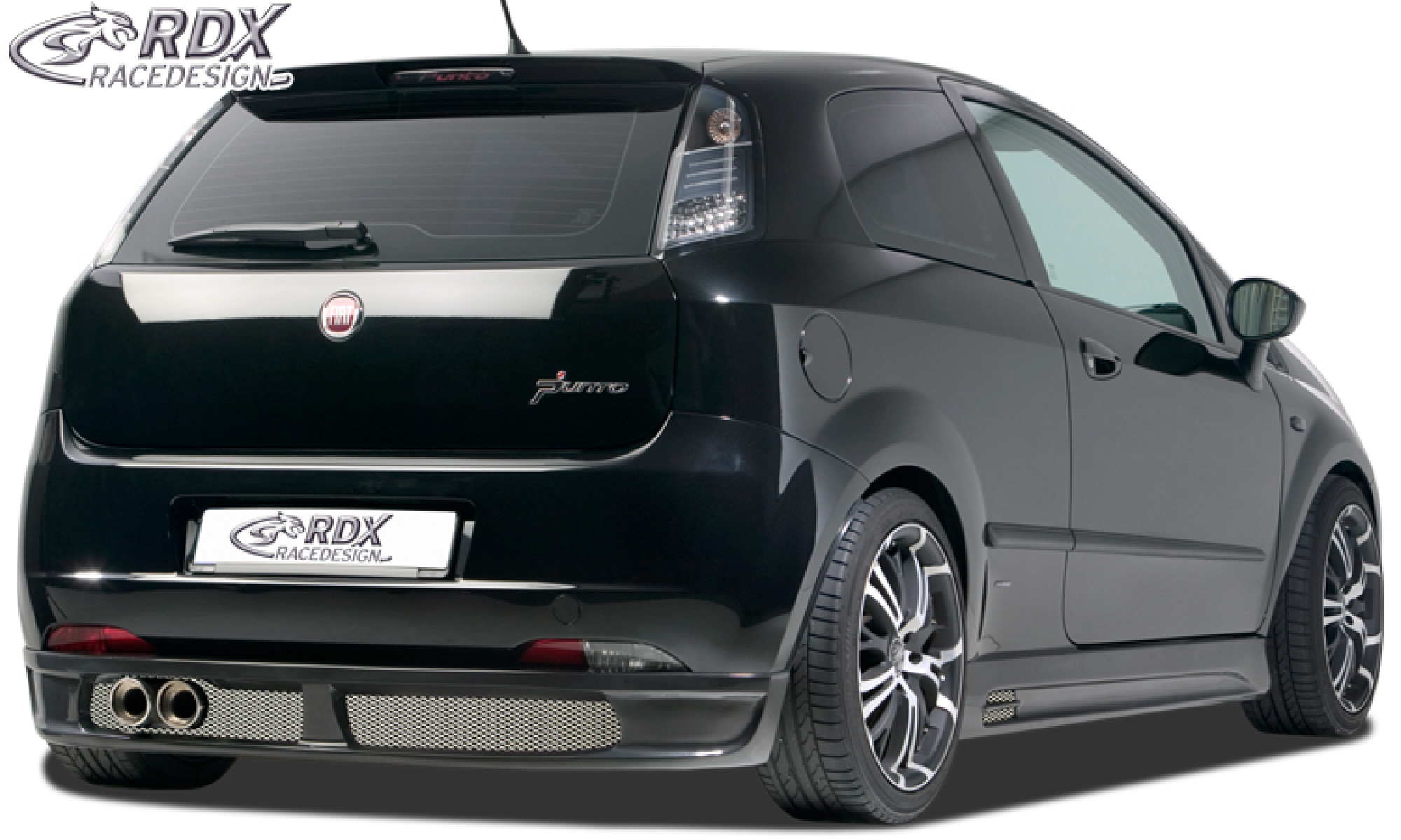 Heckansatz für FIAT Grande Punto Heckschürze Heck