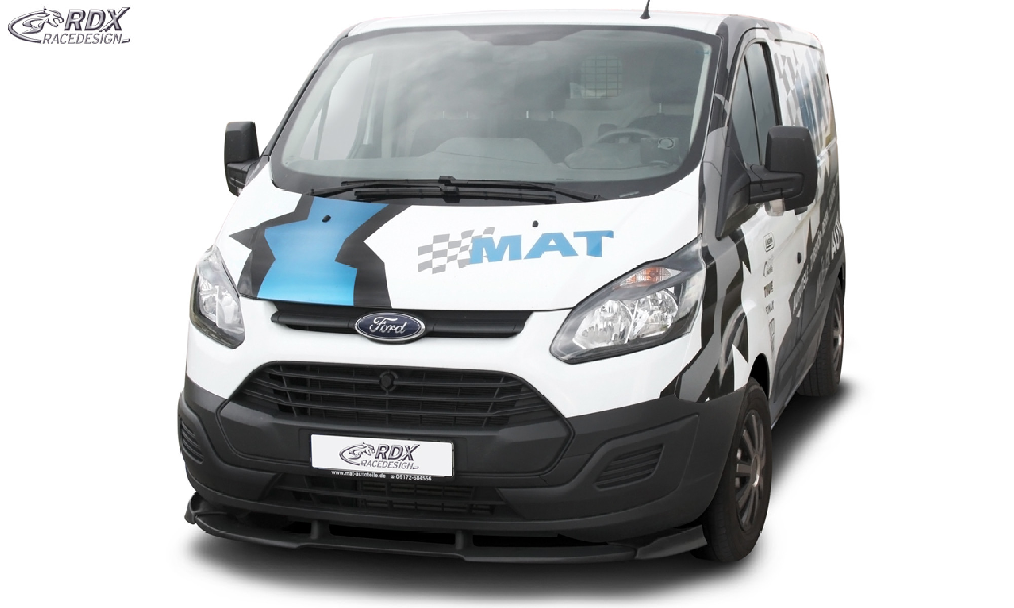 Frontspoiler FORD Transit Custom / Tourneo Custom 2012+ Frontlippe Front Ansatz Vorne Spoilerlippe