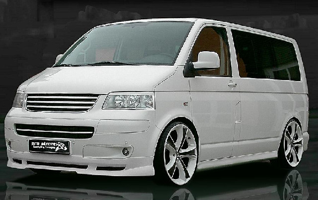 SF1 Frontspoileransatz VW T5 lackiert 03-09