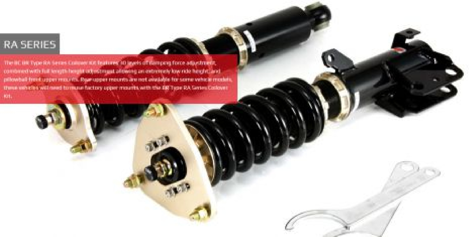 Ford Focus MK3 (ST) 13+ BC-Racing Coilover Kit BR-RA 