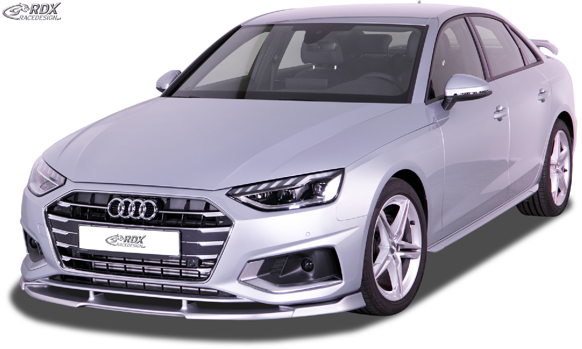 Frontspoiler VARIO-X für AUDI A4 8W B9 Facelift (2019+) Frontlippe Front Ansatz Vorne Spoilerlippe