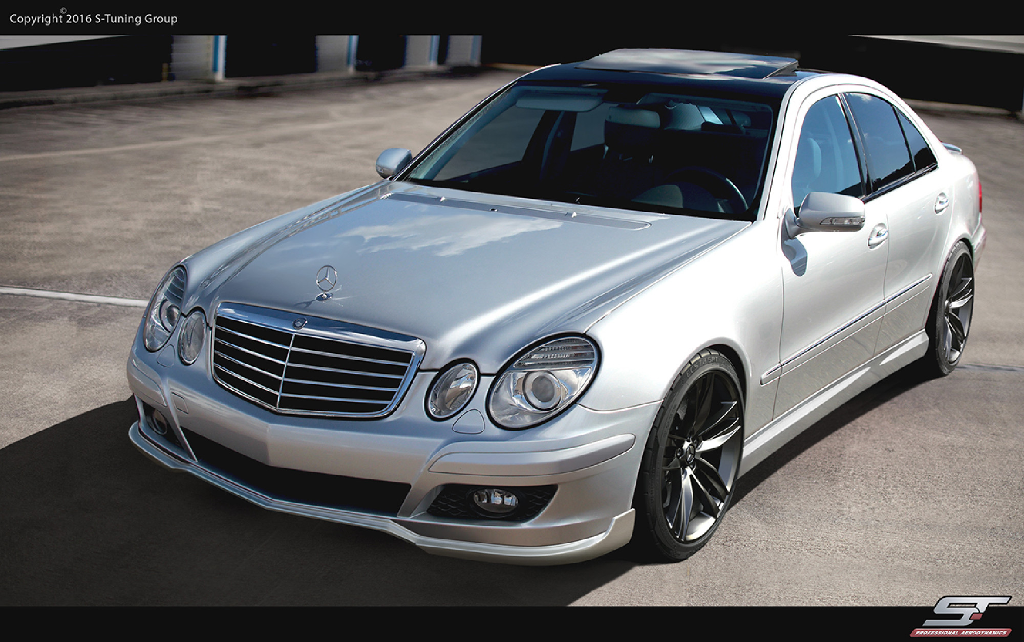 Frontlippe Mercedes E-Klasse W211