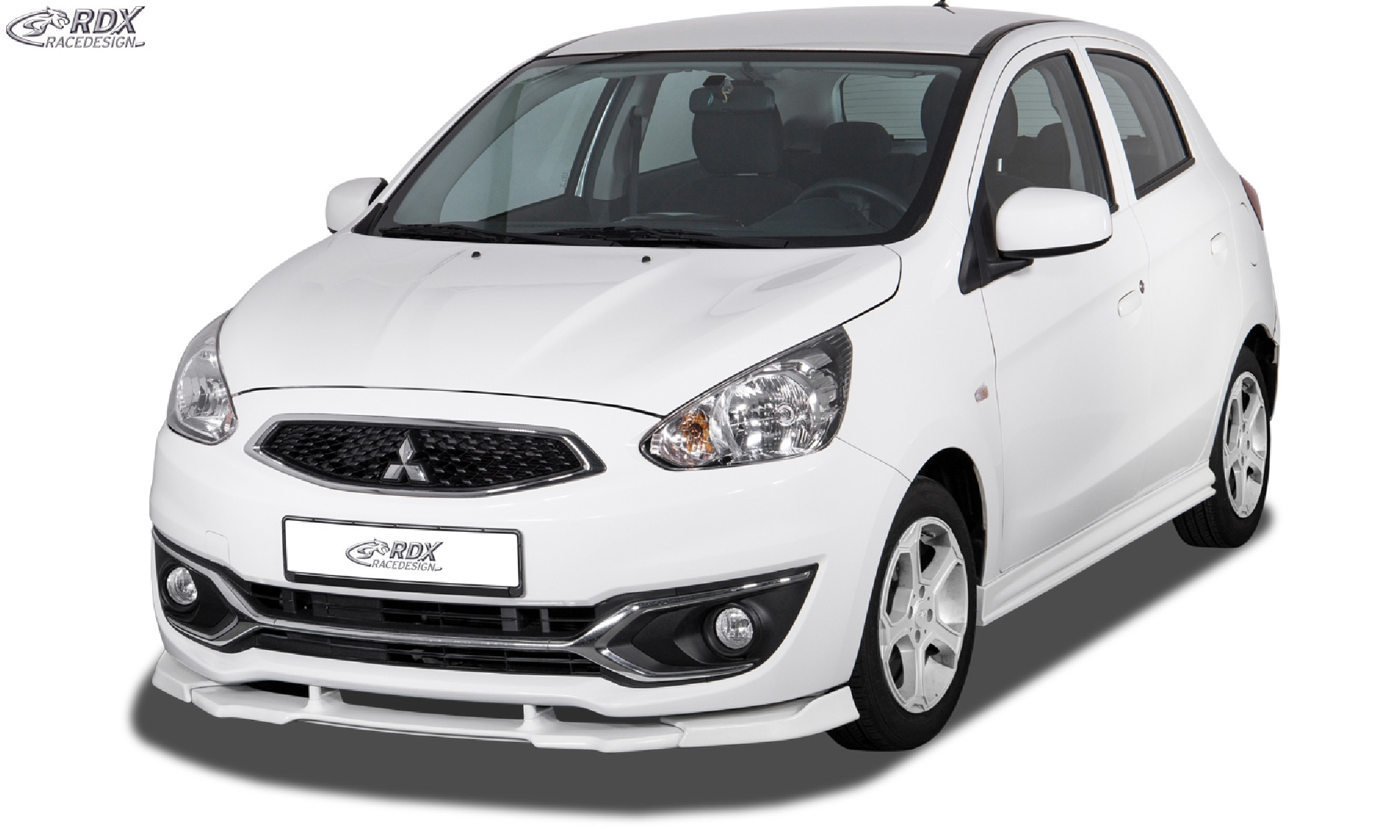 Frontspoiler  für MITSUBISHI Space Star & Mirage (2016-2020) Frontlippe Front Ansatz Vorne Spoilerlippe
