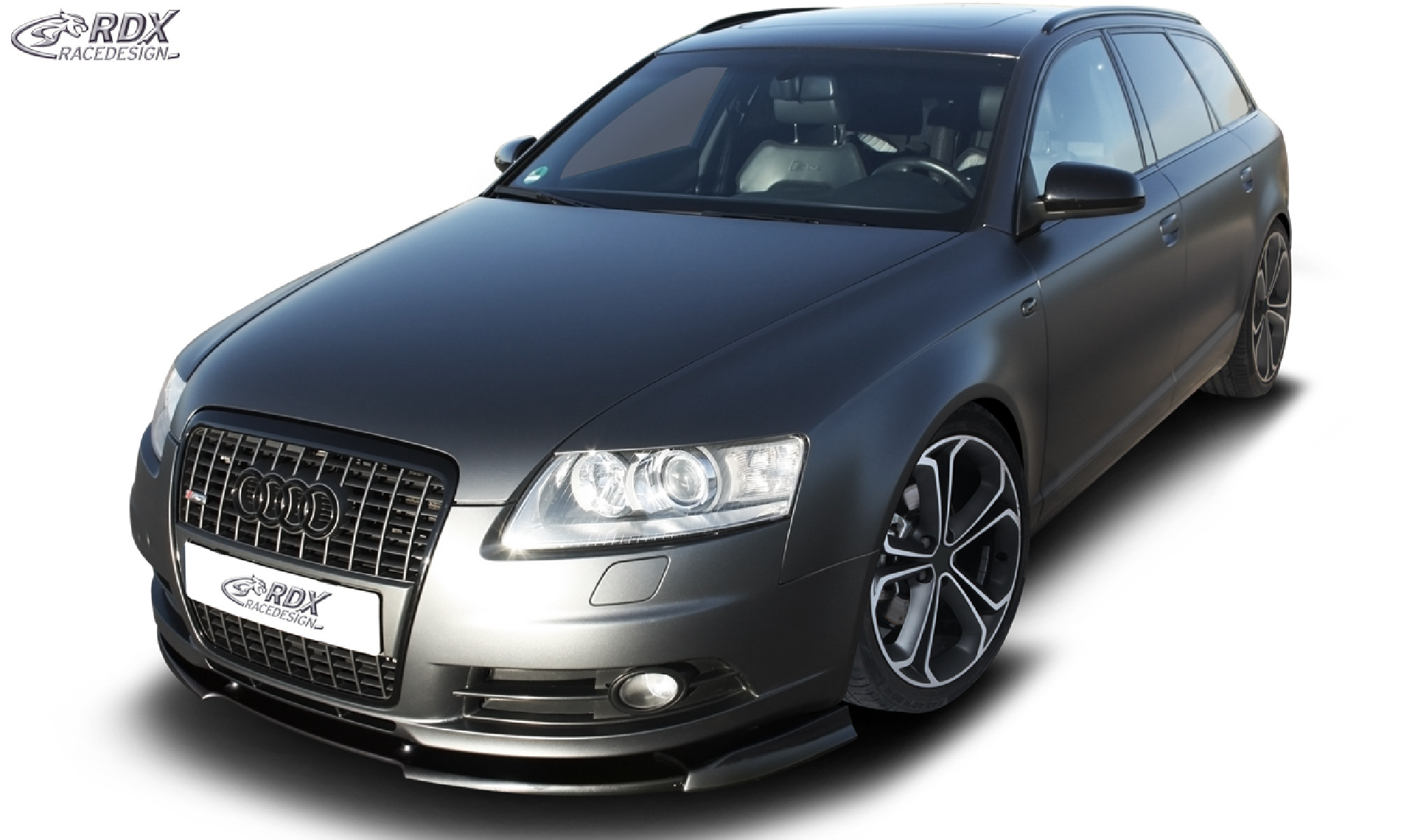 Frontspoiler VARIO-X für AUDI A6 4F -2008 (S-Line Frontstoßstange) Frontlippe Front Ansatz Vorne Spoilerlippe