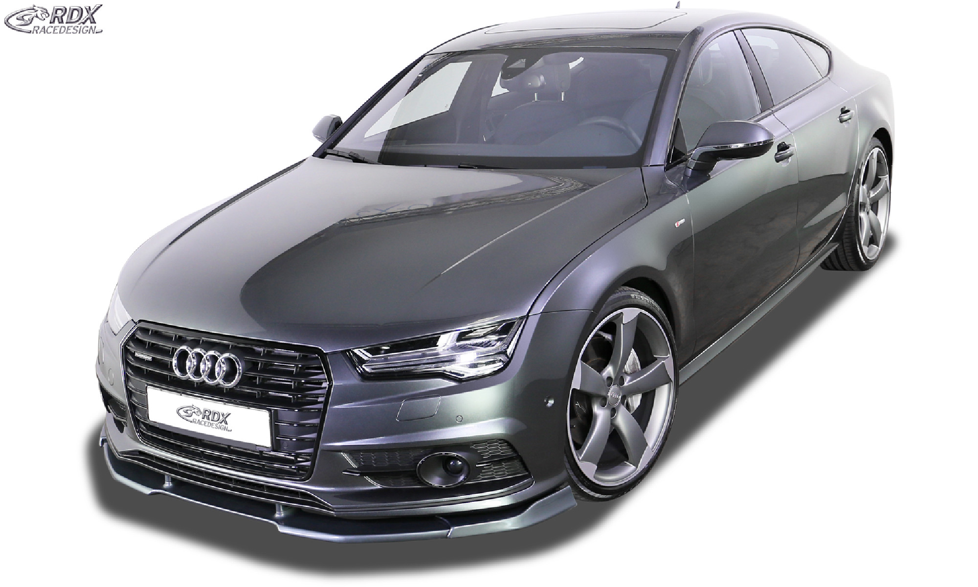 Frontspoiler VARIO-X für AUDI A7 & S7 2014-2018 (S-Line bzw. S7 Frontstoßstange) Frontlippe Front Ansatz Vorne Spoilerlippe