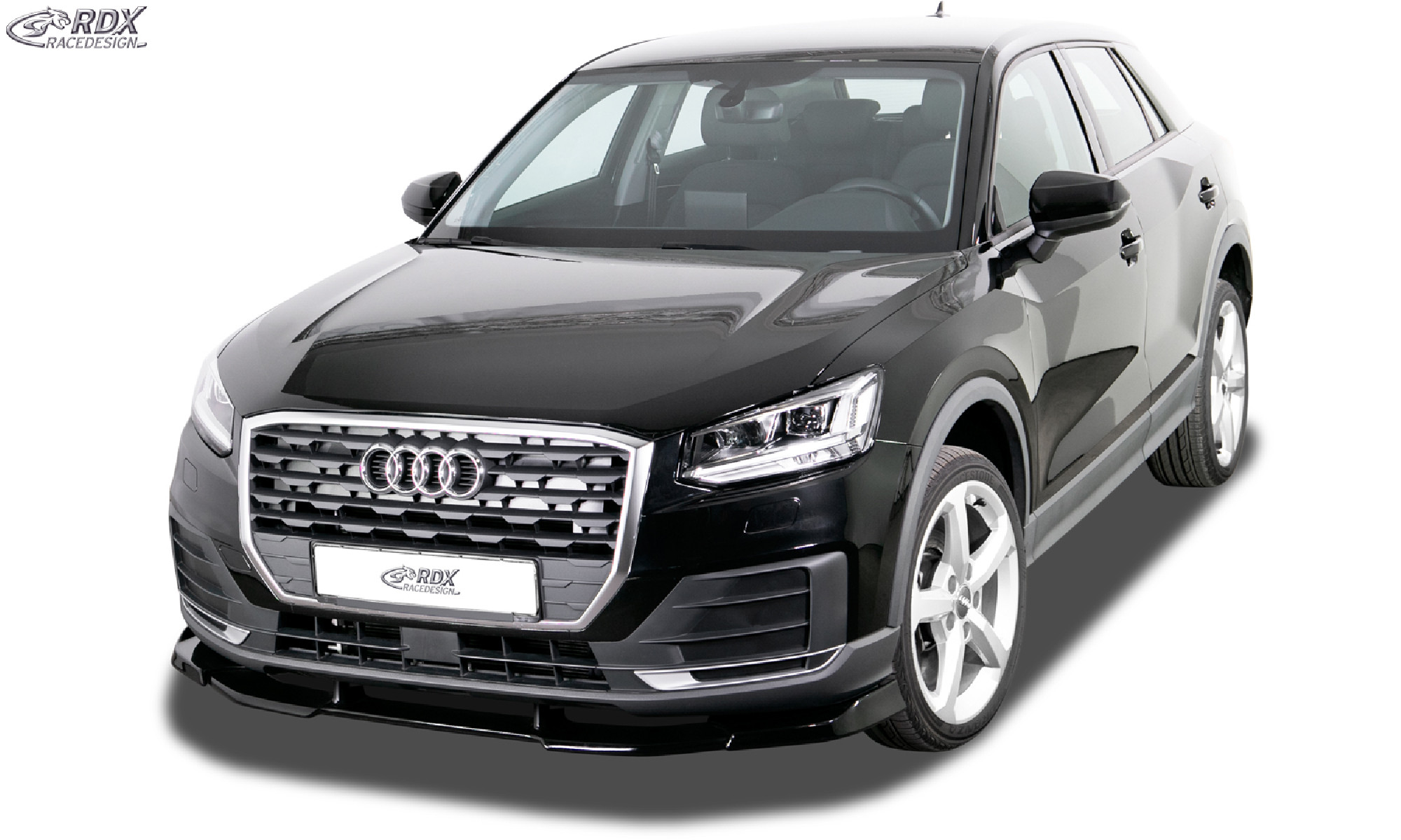 Frontspoiler VARIO-X für AUDI Q2 2016+ Frontlippe Front Ansatz Vorne Spoilerlippe