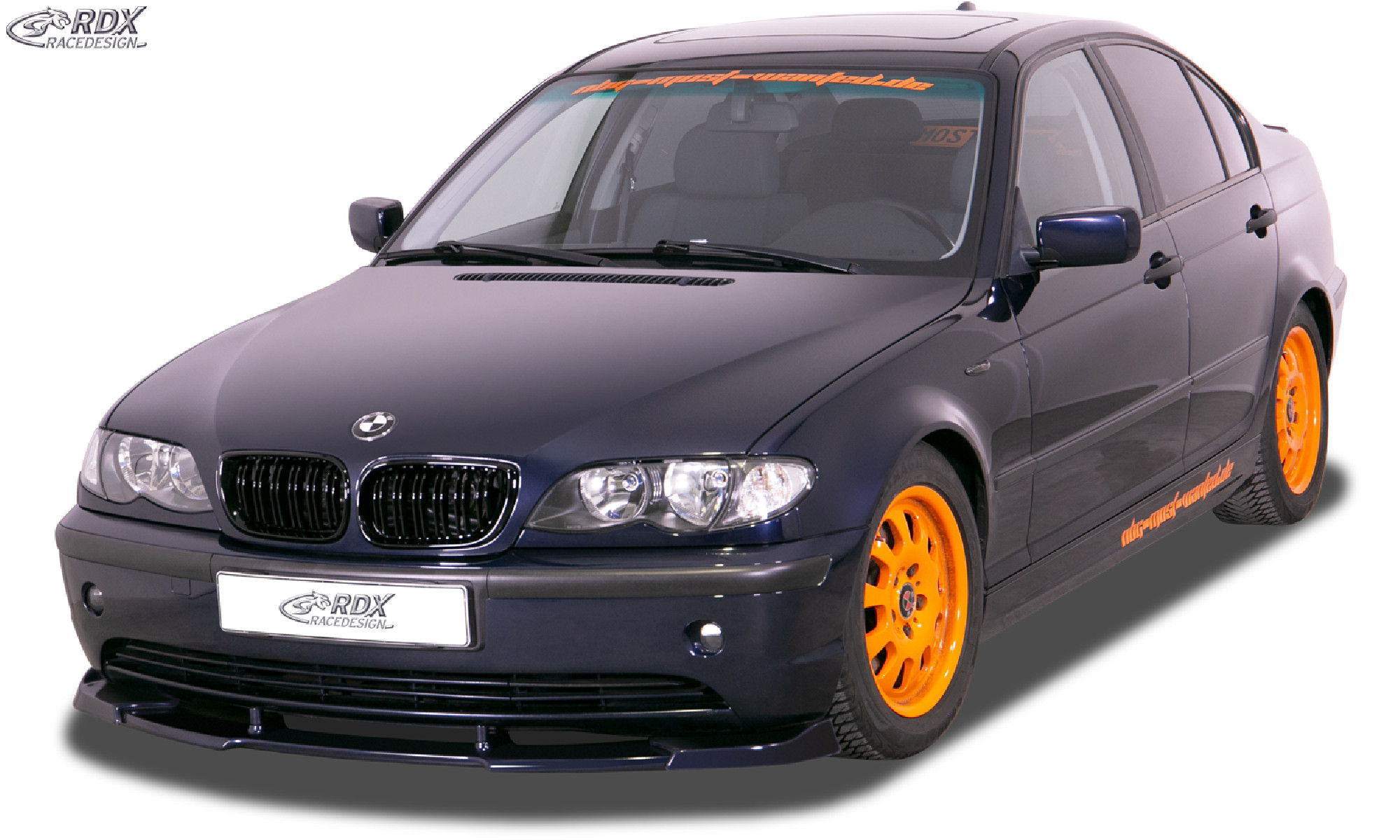 Frontspoiler VARIO-X für BMW 3er E46 Limousine / Touring 2002+ Frontlippe Front Ansatz Vorne Spoilerlippe
