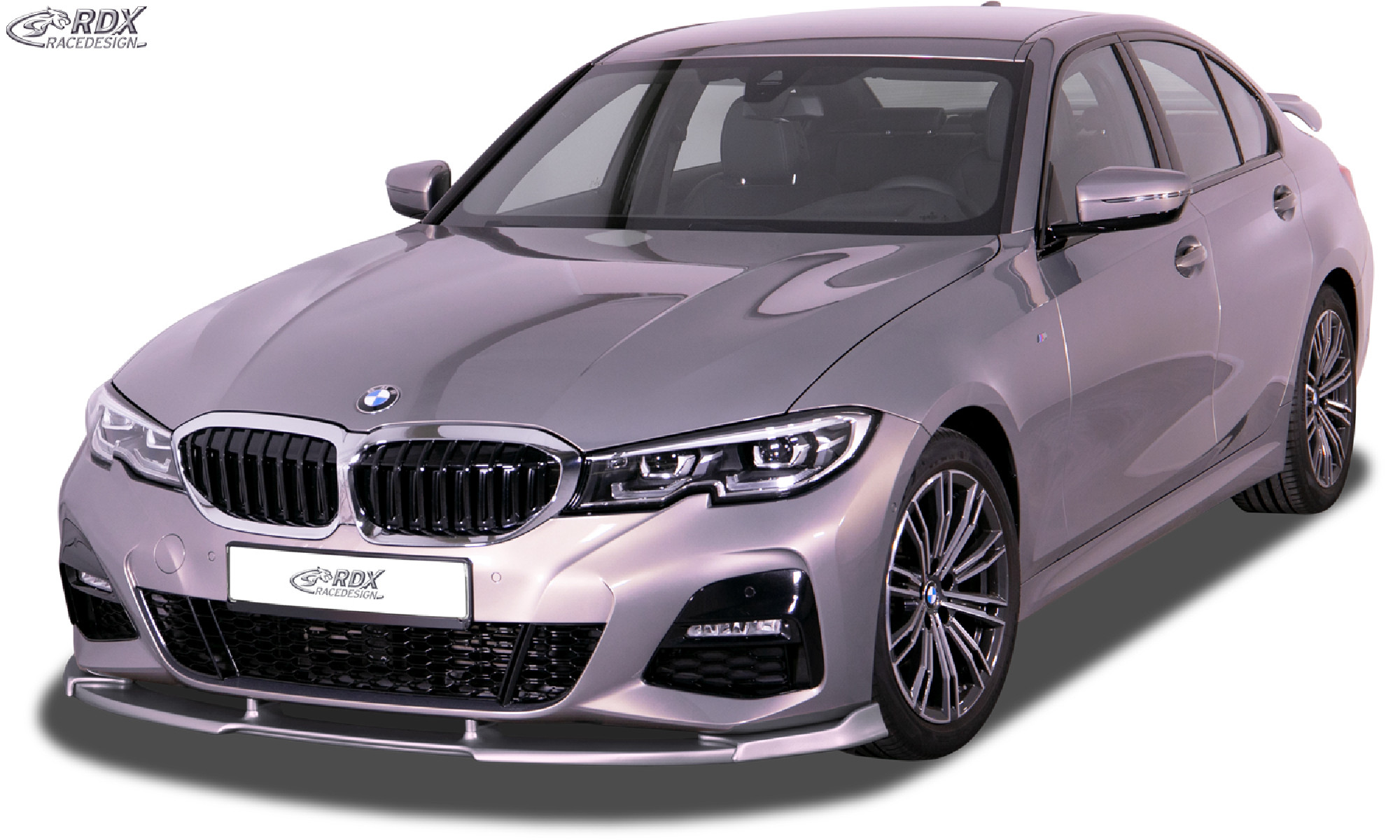 Frontspoiler VARIO-X für BMW 3er G20 / G21 M-Sport und mit M-Aerodynamikpaket Frontlippe Front Ansatz Vorne Spoilerlippe