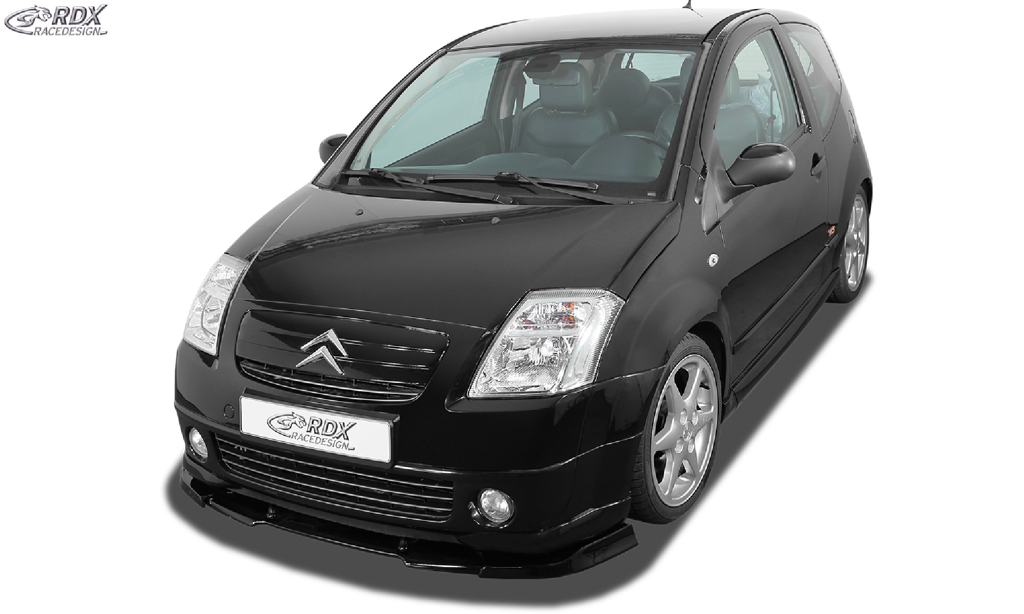 Frontspoiler VARIO-X für CITROEN C2 VTR / VTS Frontlippe Front Ansatz Vorne Spoilerlippe