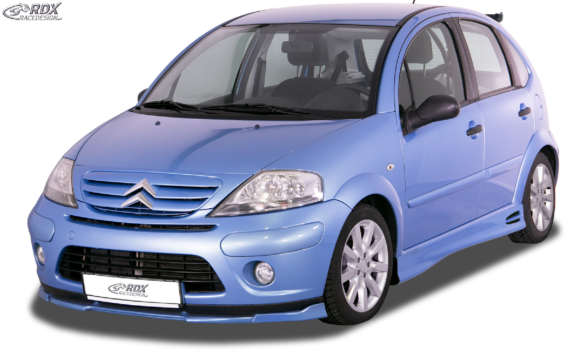 Frontspoiler VARIO-X für CITROEN C3 2005-2009 Frontlippe Front Ansatz Vorne Spoilerlippe