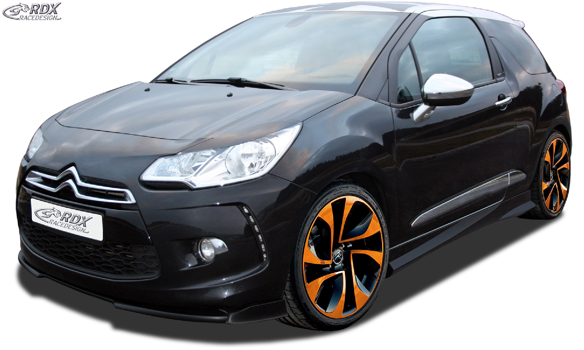 Frontspoiler VARIO-X für CITROEN DS3 (2010-2016) Frontlippe Front Ansatz Vorne Spoilerlippe