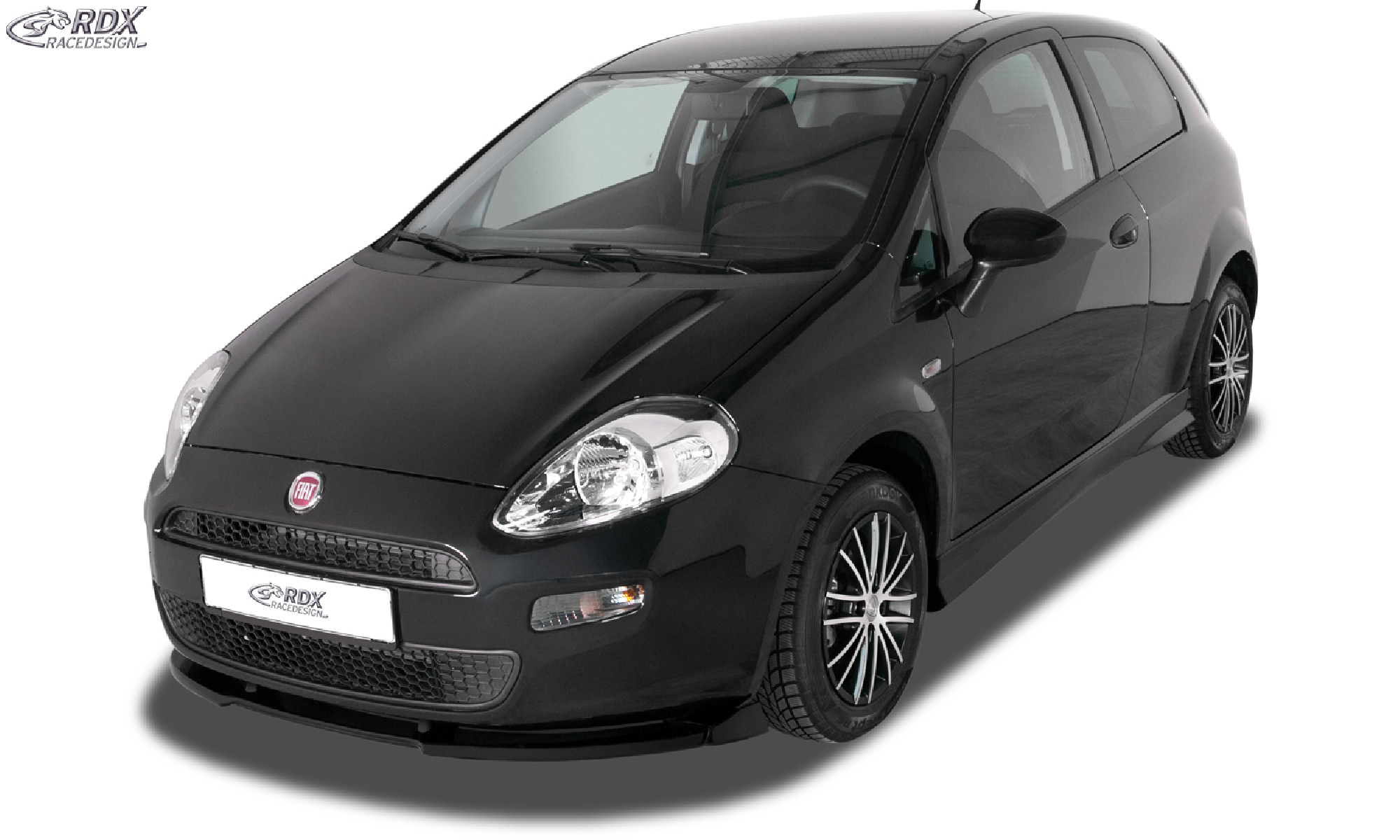 Frontspoiler VARIO-X für FIAT Punto (199) 2012-2018 Frontlippe Front Ansatz Vorne Spoilerlippe