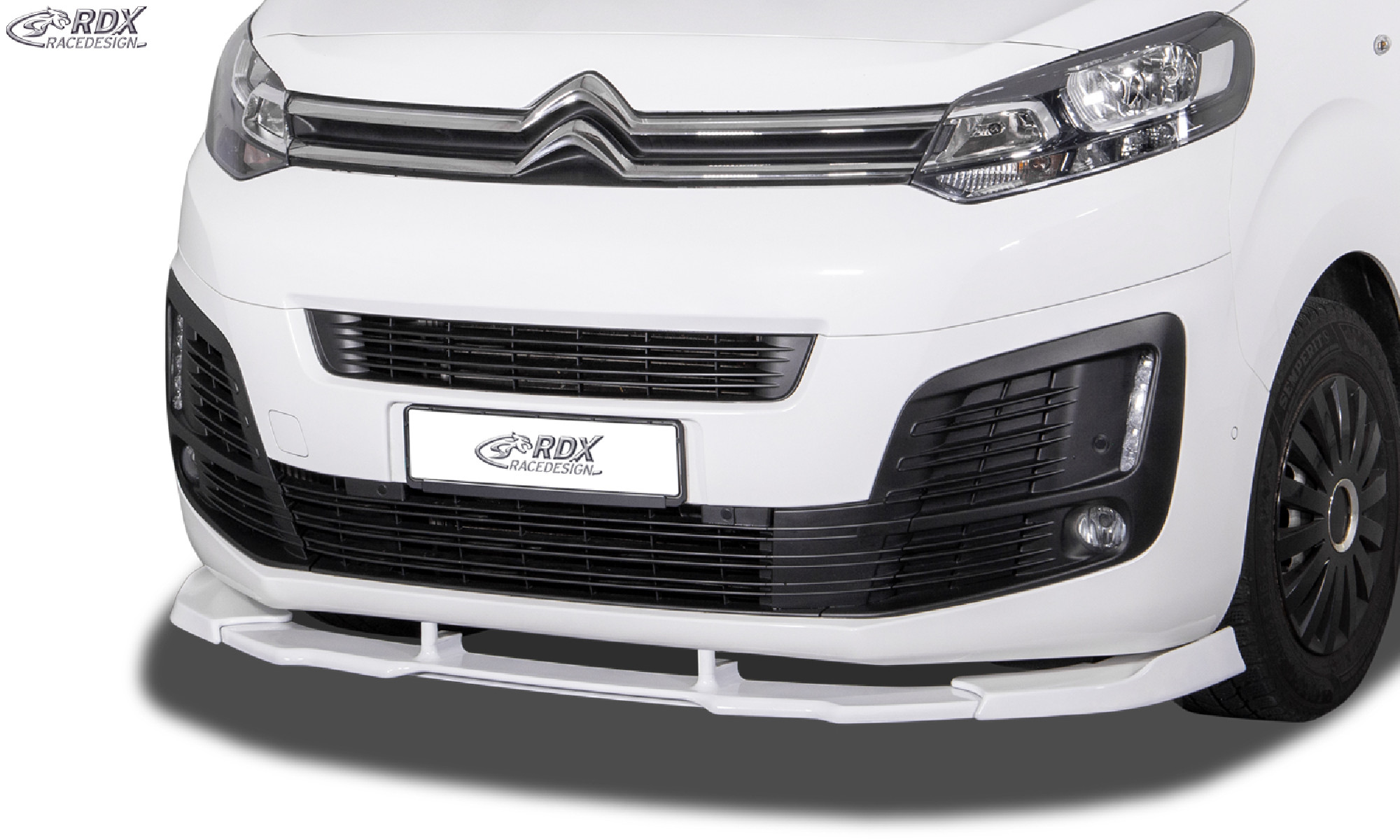 Frontspoiler VARIO-X für FIAT Scudo (V) Frontlippe Front Ansatz Vorne Spoilerlippe