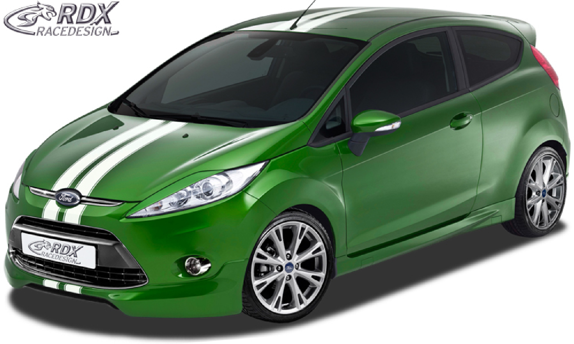 Frontspoiler für FORD Fiesta MK7 JA8 JR8 (2008-2012) Frontlippe Front Ansatz Spoilerlippe