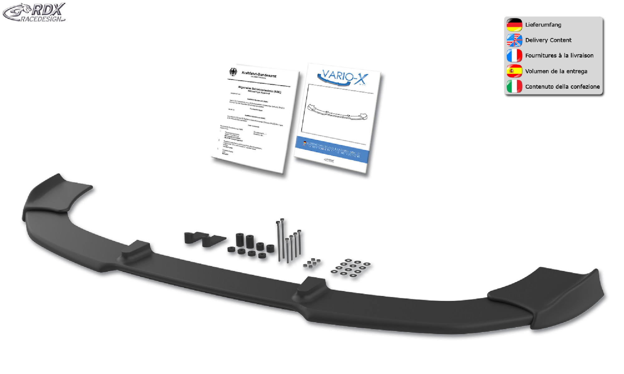 Frontspoiler FORD Focus 1 2001+ Frontlippe Front Ansatz Vorne Spoilerlippe