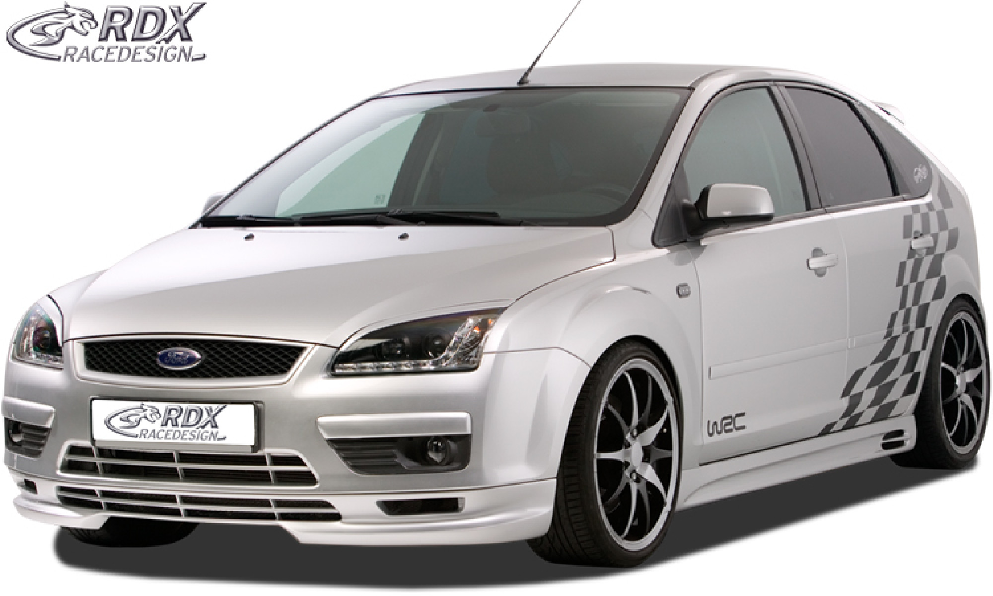 Frontspoiler für FORD Focus 2 Frontlippe Front Ansatz Spoilerlippe