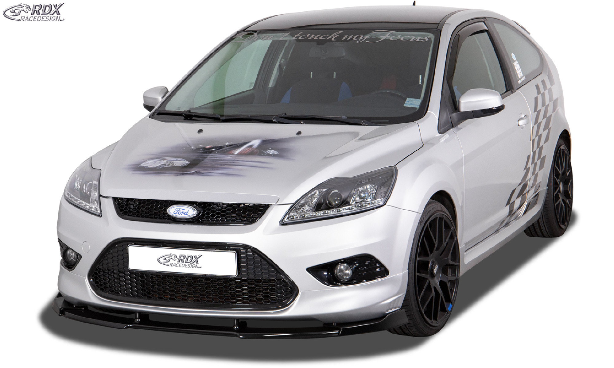 Frontspoiler FORD Focus 2 Facelift 2008+ (i.V.m. Sport / Stylingpaket) Frontlippe Front Ansatz Vorne Spoilerlippe