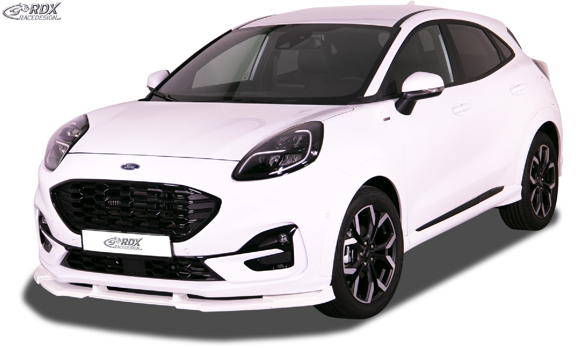 Frontspoiler VARIO-X für FORD Puma ST-Line, ST-Line X, Vignale (2020+) Frontlippe Front Ansatz Vorne Spoilerlippe