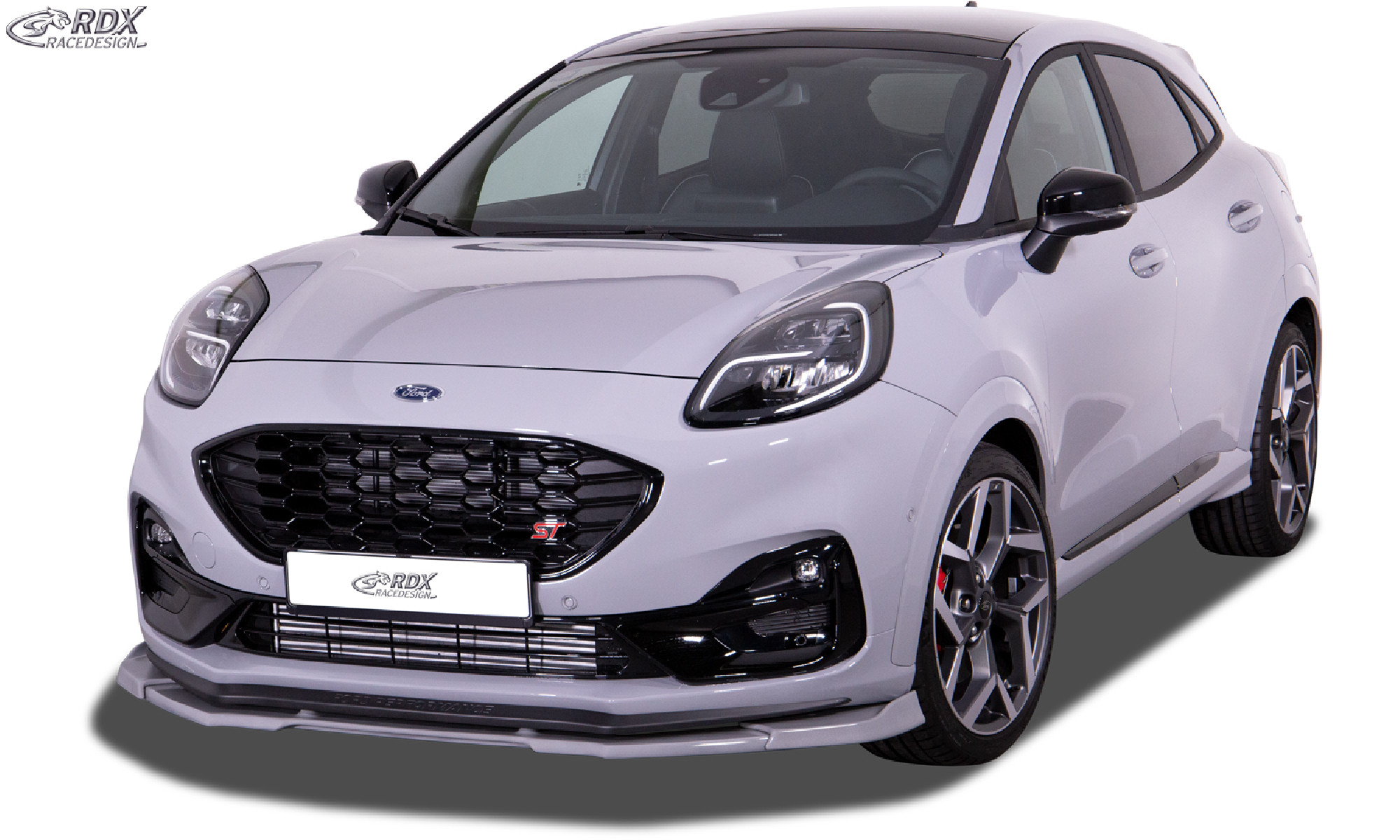 Frontspoiler VARIO-X für FORD Puma ST und ST X (2020+) Frontlippe Front Ansatz Vorne Spoilerlippe