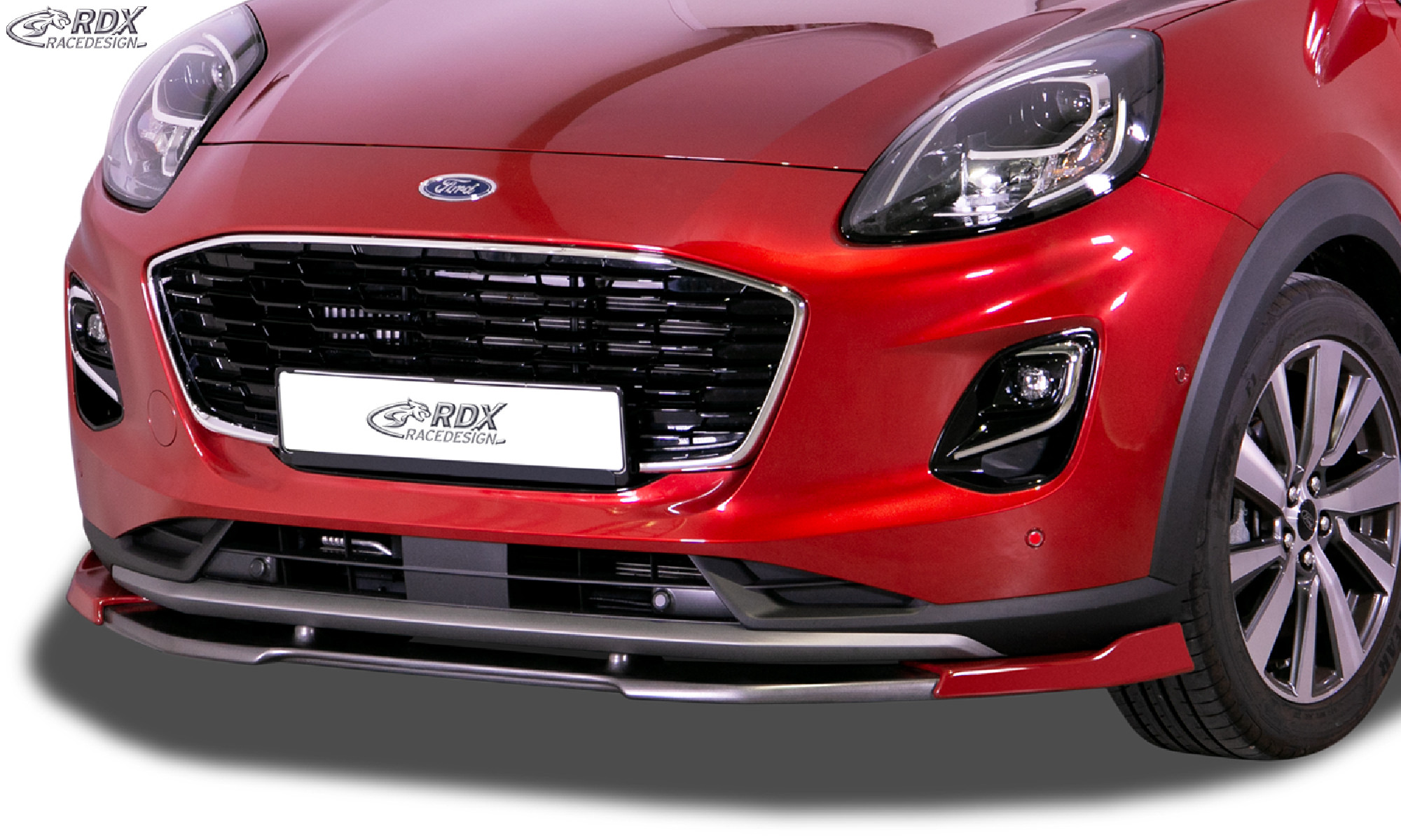 Frontspoiler VARIO-X für FORD Puma Titanium, Titanium X (2020+) Frontlippe Front Ansatz Vorne Spoilerlippe