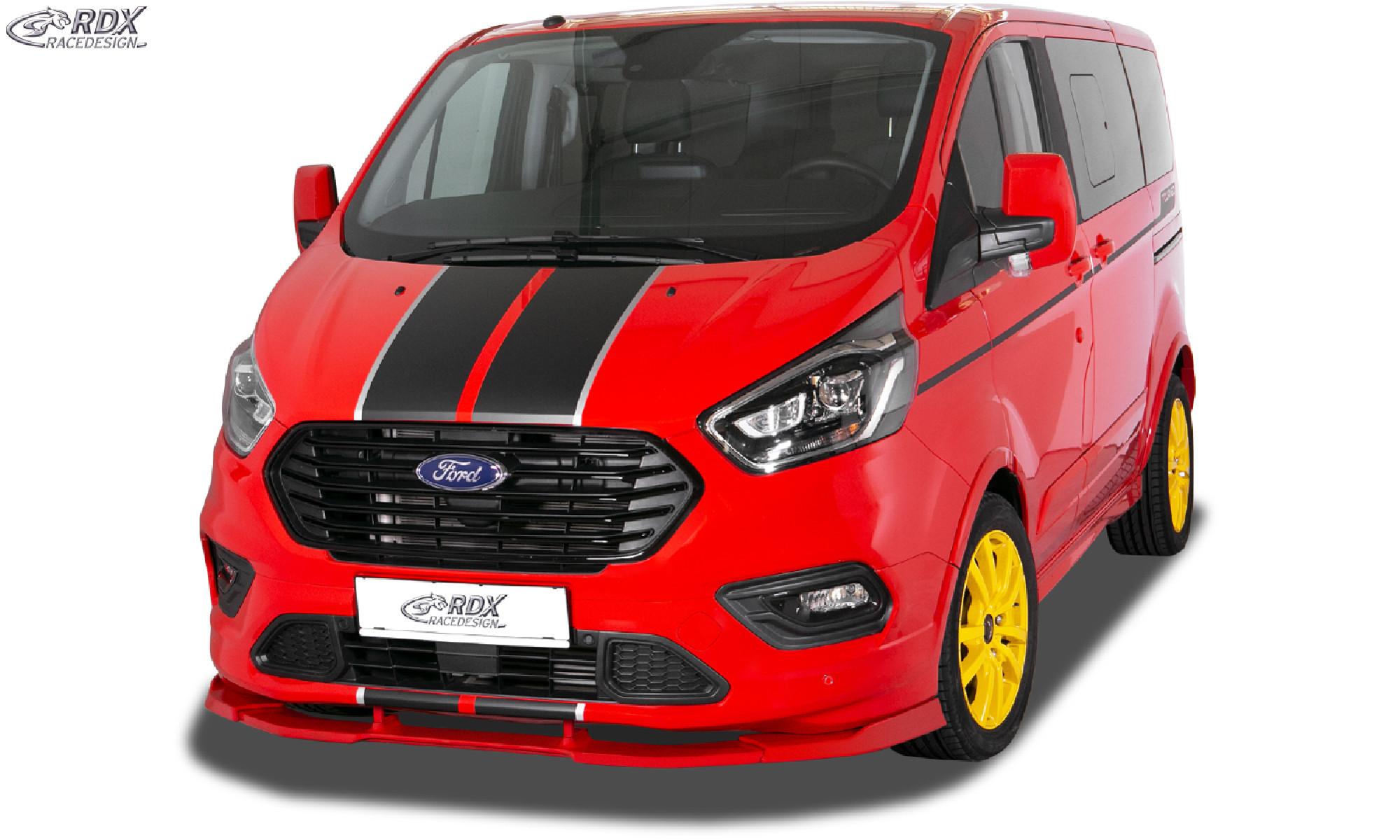 Frontspoiler FORD Transit Custom / Tourneo Custom ST-Line 2018+ Frontlippe Front Ansatz Vorne Spoilerlippe
