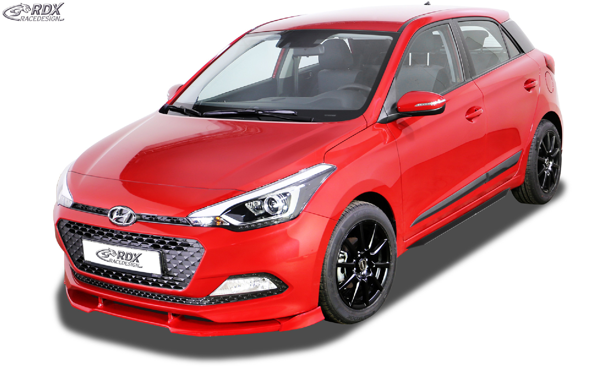 Frontspoiler VARIO-X für HYUNDAI i20 (GB / 2014+) Frontlippe Front Ansatz Vorne Spoilerlippe
