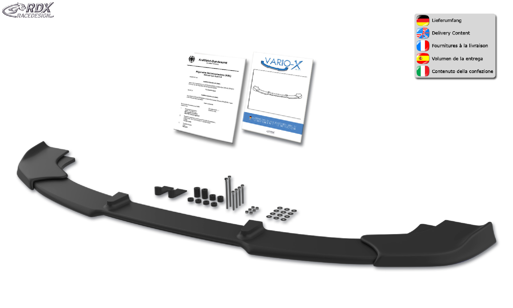 Frontspoiler für MERCEDES B-Klasse T 245 -2008 Frontlippe Front Ansatz Vorne Spoilerlippe