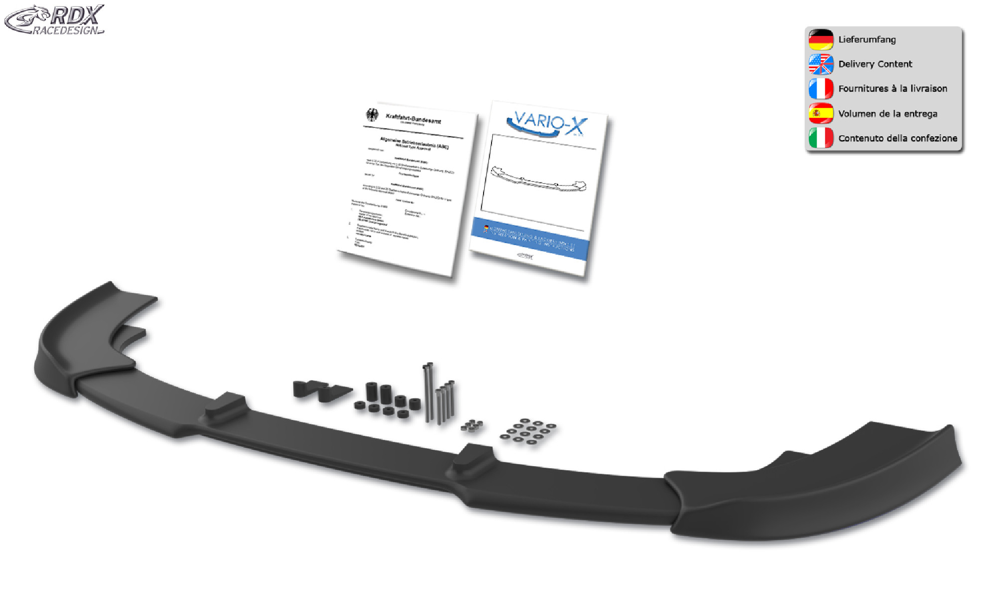 Frontspoiler für MERCEDES B-Klasse W 246 2011+ Frontlippe Front Ansatz Vorne Spoilerlippe