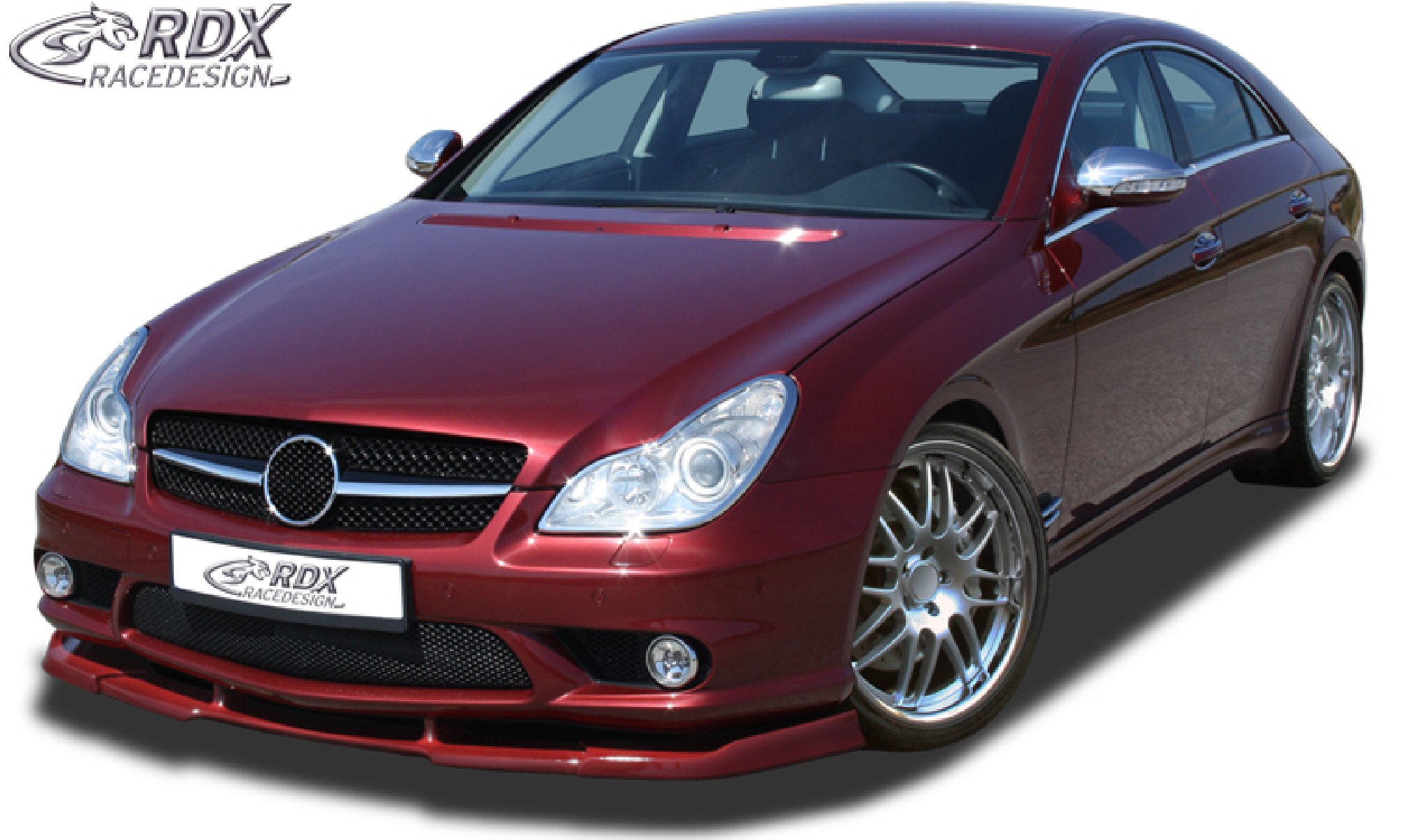 Frontspoiler für MERCEDES CLS-Klasse C219 AMG (Passend an AMG bzw. Fahrzeuge mit AMG Frontstoßstange) Frontlippe Front Ansatz Vorne Spoilerlippe