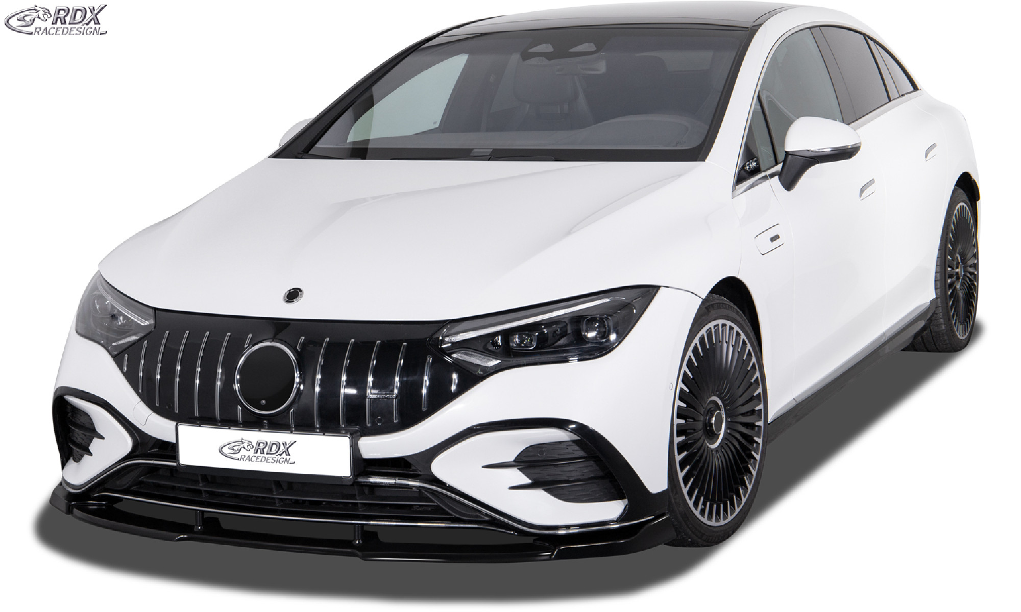 Frontspoiler geeignet für MERCEDES EQE Limousine, auch AMG & AMG-Line (V295, 2022+) Frontlippe Front Ansatz Vorne Spoilerlippe