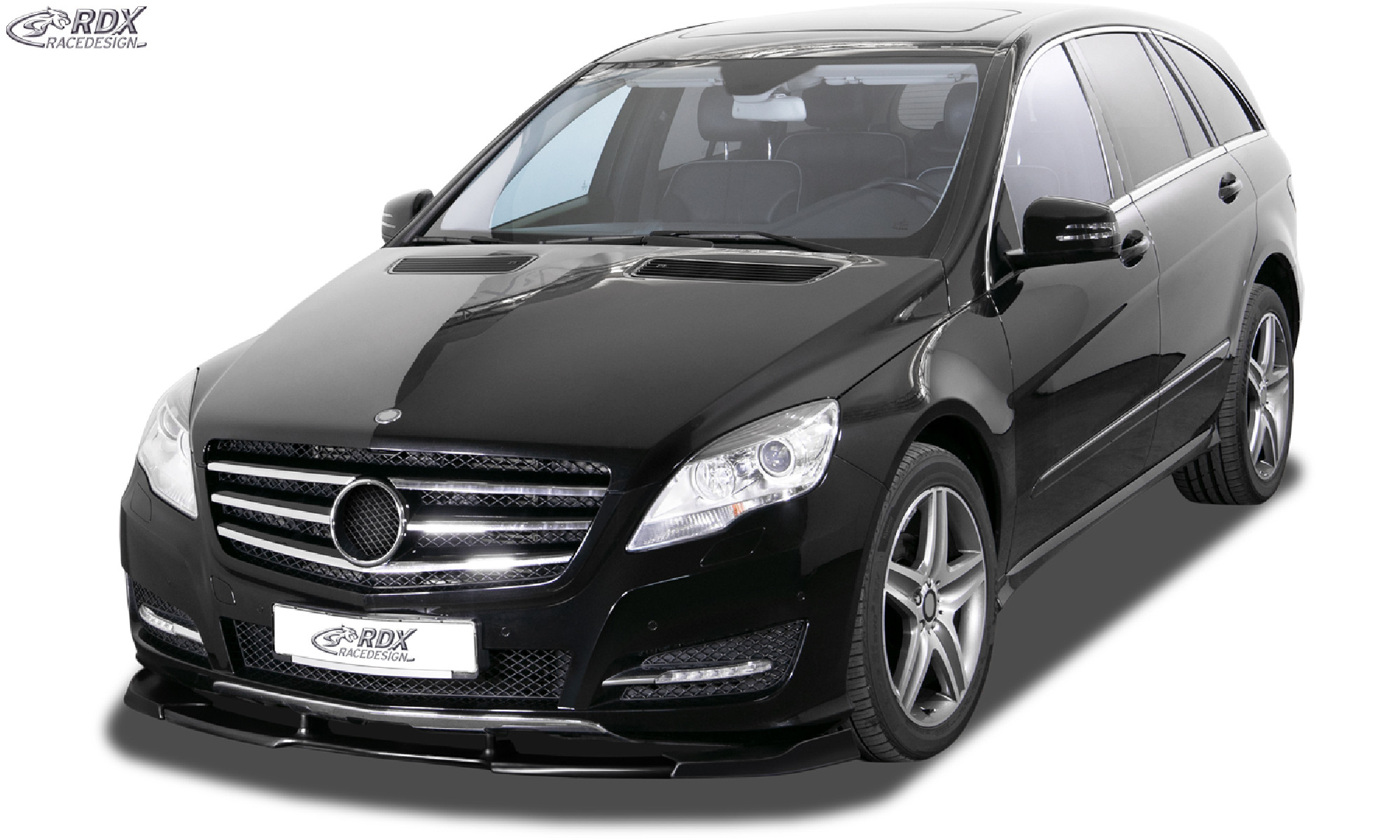 Frontspoiler geeignet für MERCEDES R-Klasse W251 (2010-2017) Frontlippe Front Ansatz Vorne Spoilerlippe