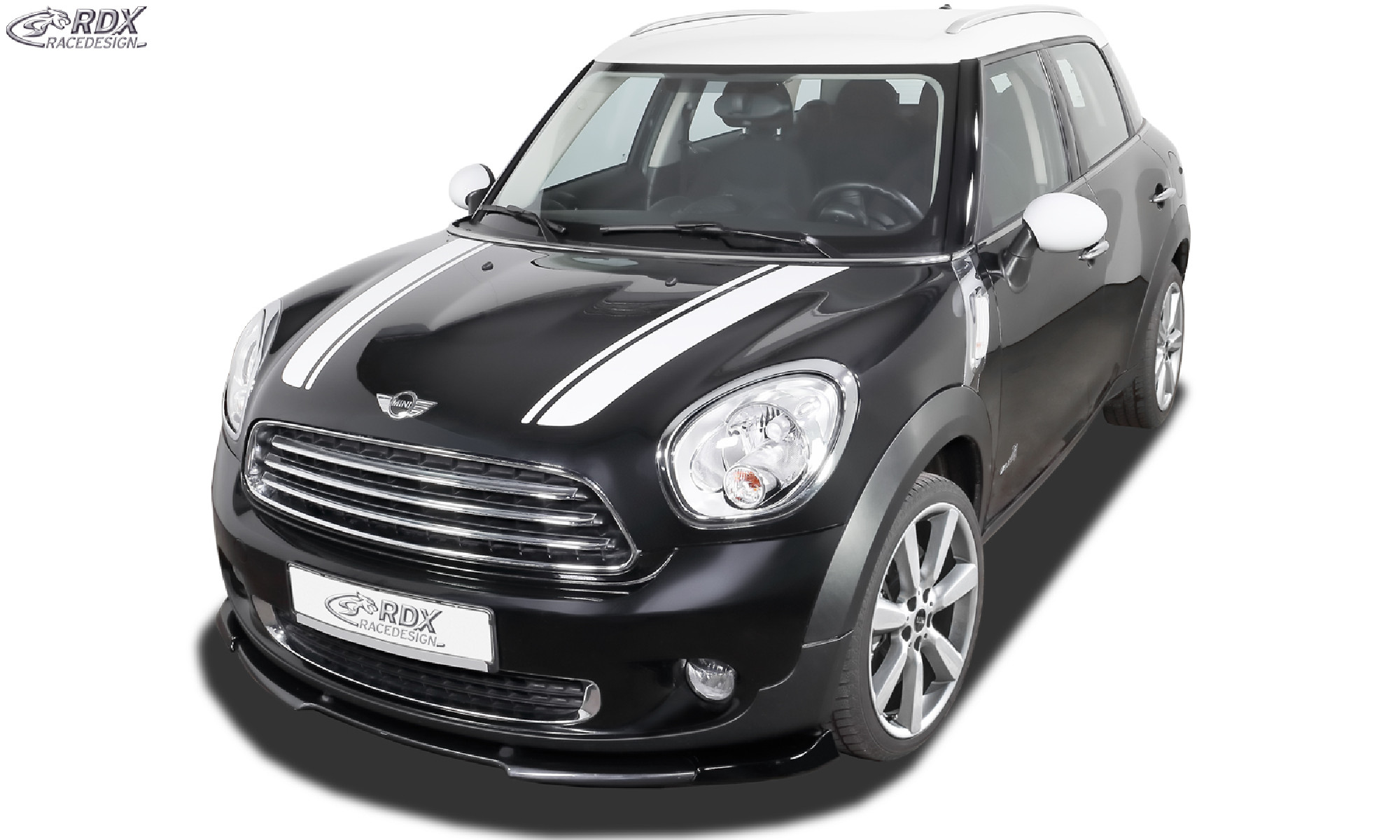 Frontspoiler geeignet für MINI Countryman R60 Frontlippe Front Ansatz Vorne Spoilerlippe