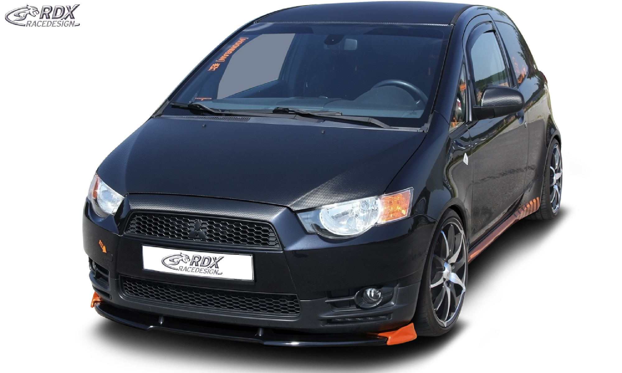 Frontspoiler geeignet für MITSUBISHI Colt Z30 (2008+) Frontlippe Front Ansatz Vorne Spoilerlippe