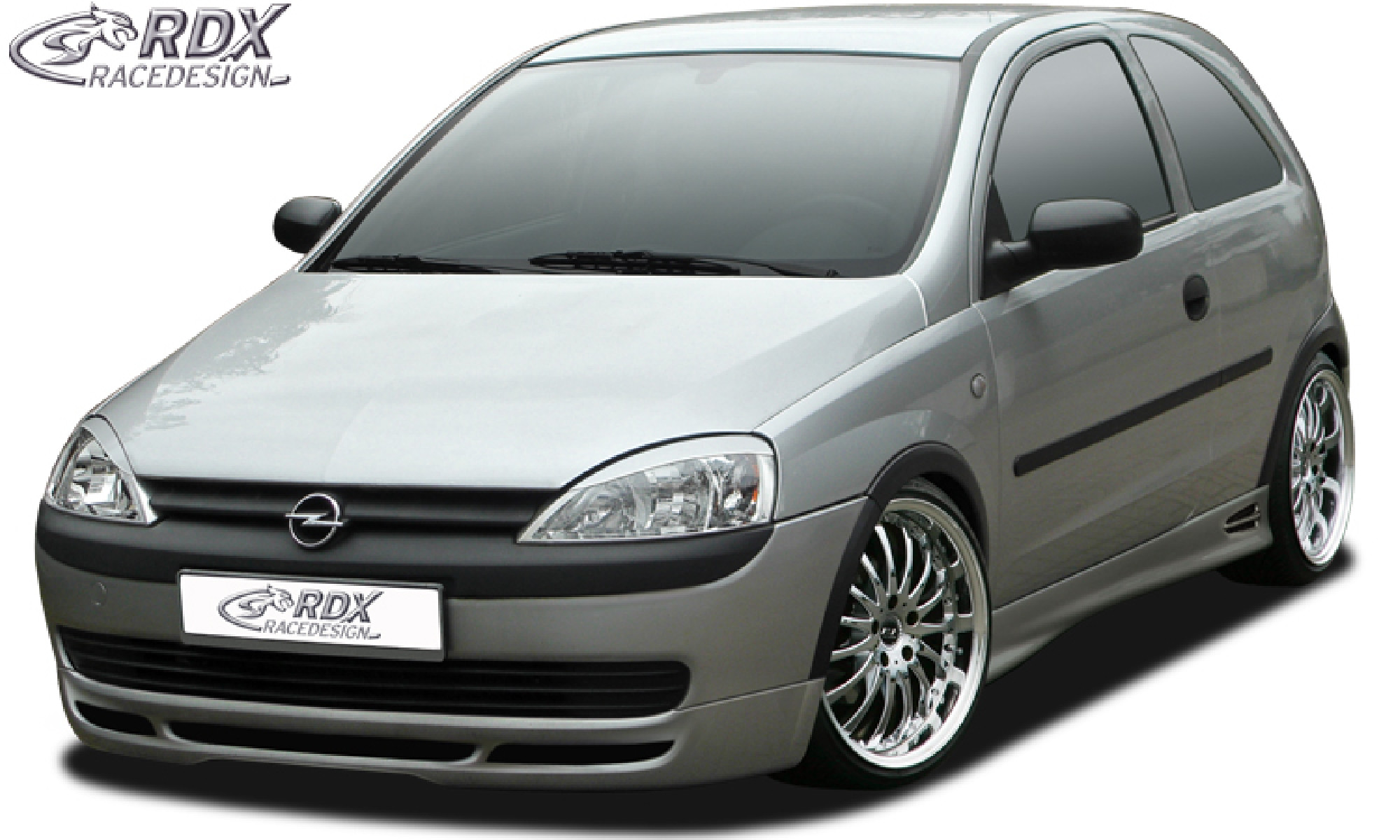 Frontspoiler geeignet für OPEL Corsa C (bis 2002) Frontlippe Front Ansatz Spoilerlippe