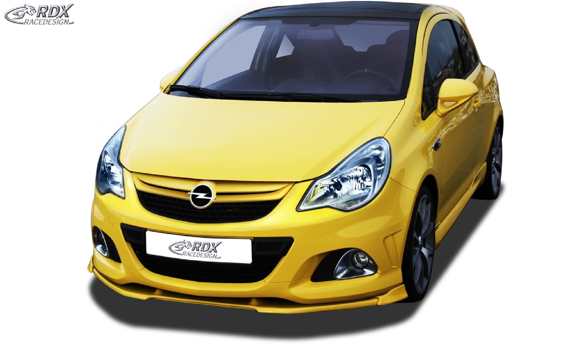 Frontspoiler geeignet für OPEL Corsa D Facelift OPC 2010+ (Passend an OPC bzw. Fahrzeuge mit OPC Frontstoßstange) Frontlippe Front Ansatz Vorne Spoilerlippe