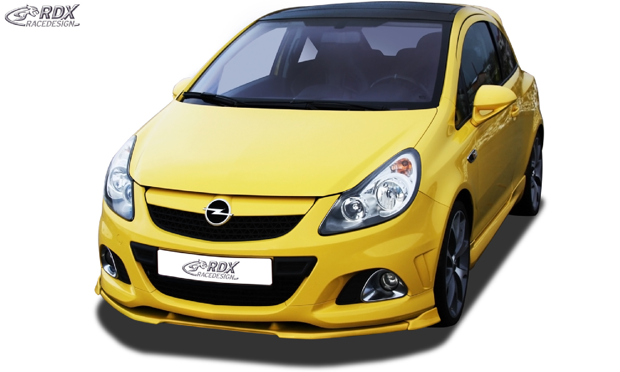 Frontspoiler geeignet für OPEL Corsa D OPC -2010 (Passend an OPC bzw. Fahrzeuge mit OPC Frontstoßstange) Frontlippe Front Ansatz Vorne Spoilerlippe