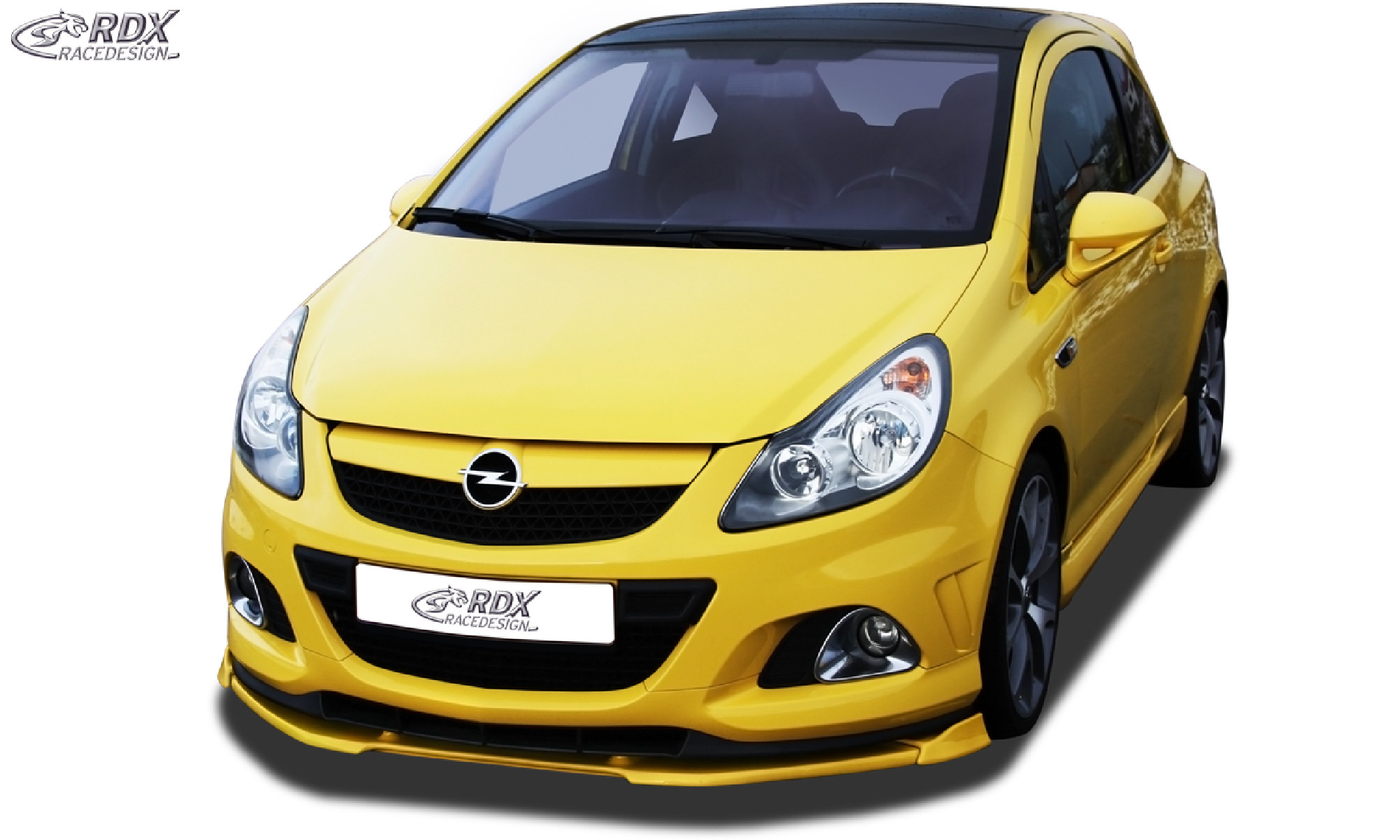 Frontspoiler geeignet für OPEL Corsa D OPC -2010 Nürburgring Edition (Passend an OPC-NRE bzw. Fahrzeuge mit OPC Frontstoßstange und NRE Ansatz) Frontlippe Front Ansatz Vorne Spoilerlippe