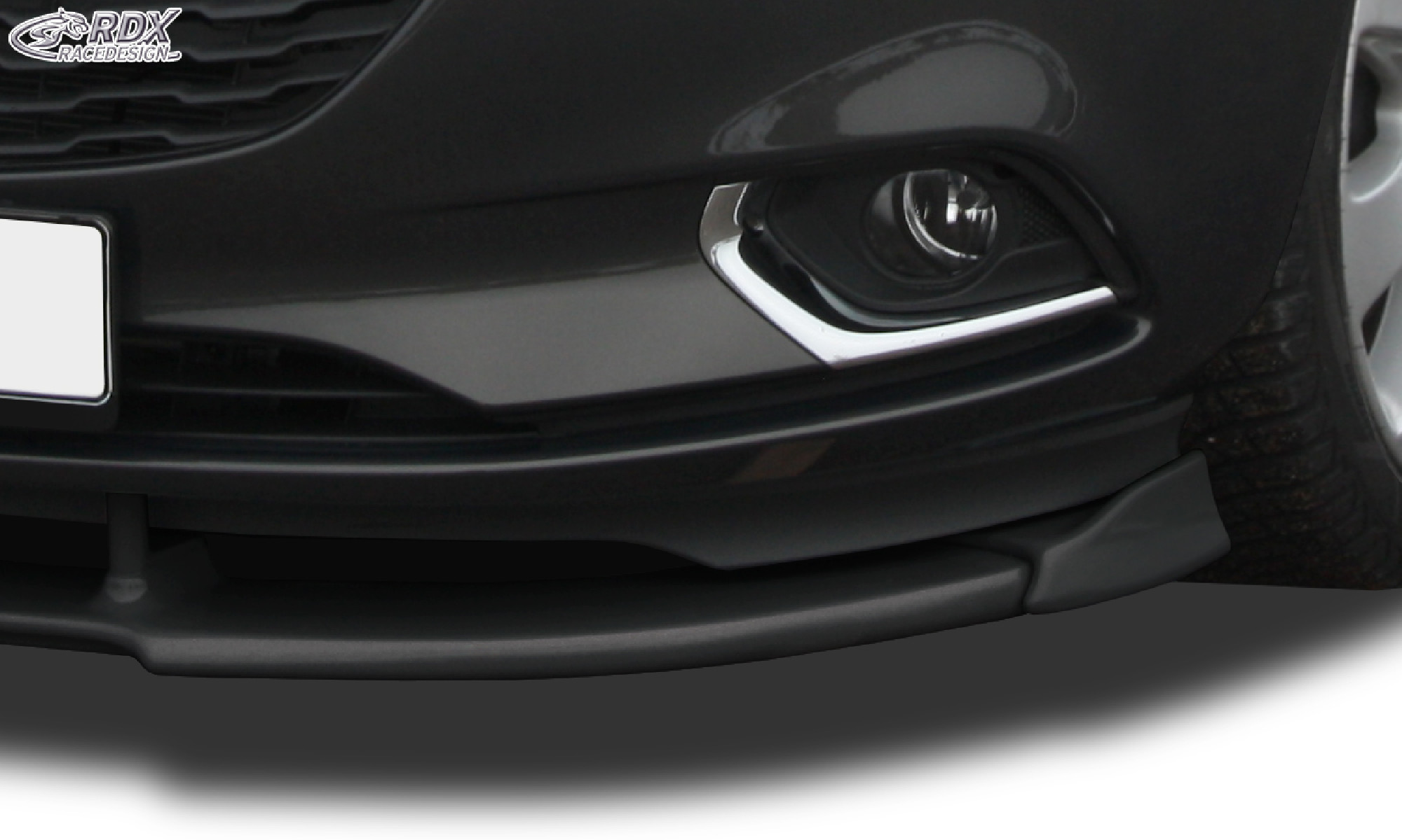 Frontspoiler geeignet für OPEL Corsa E Frontlippe Front Ansatz Vorne Spoilerlippe