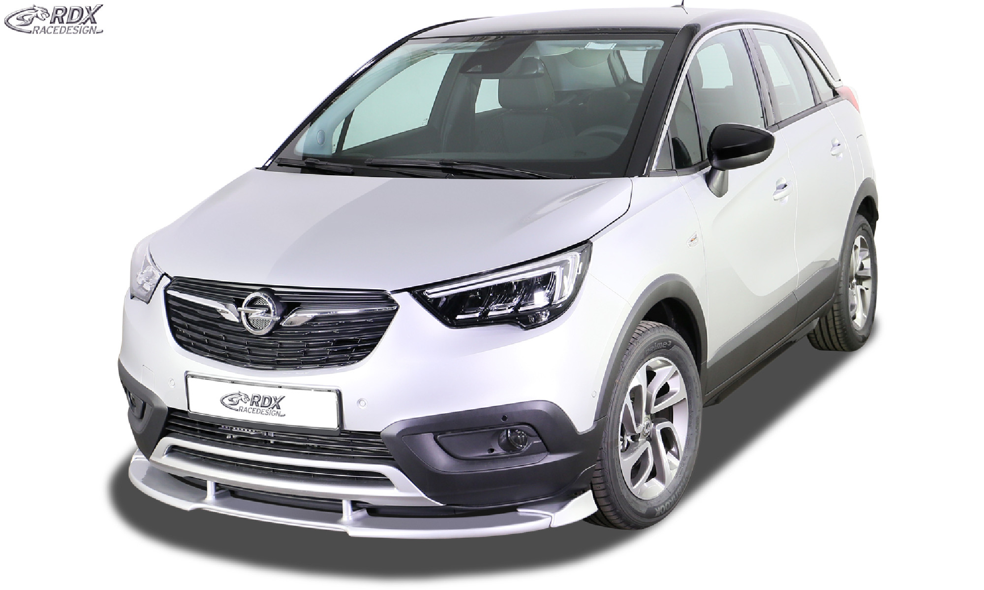 Frontspoiler geeignet für OPEL Crossland X Frontlippe Front Ansatz Vorne Spoilerlippe