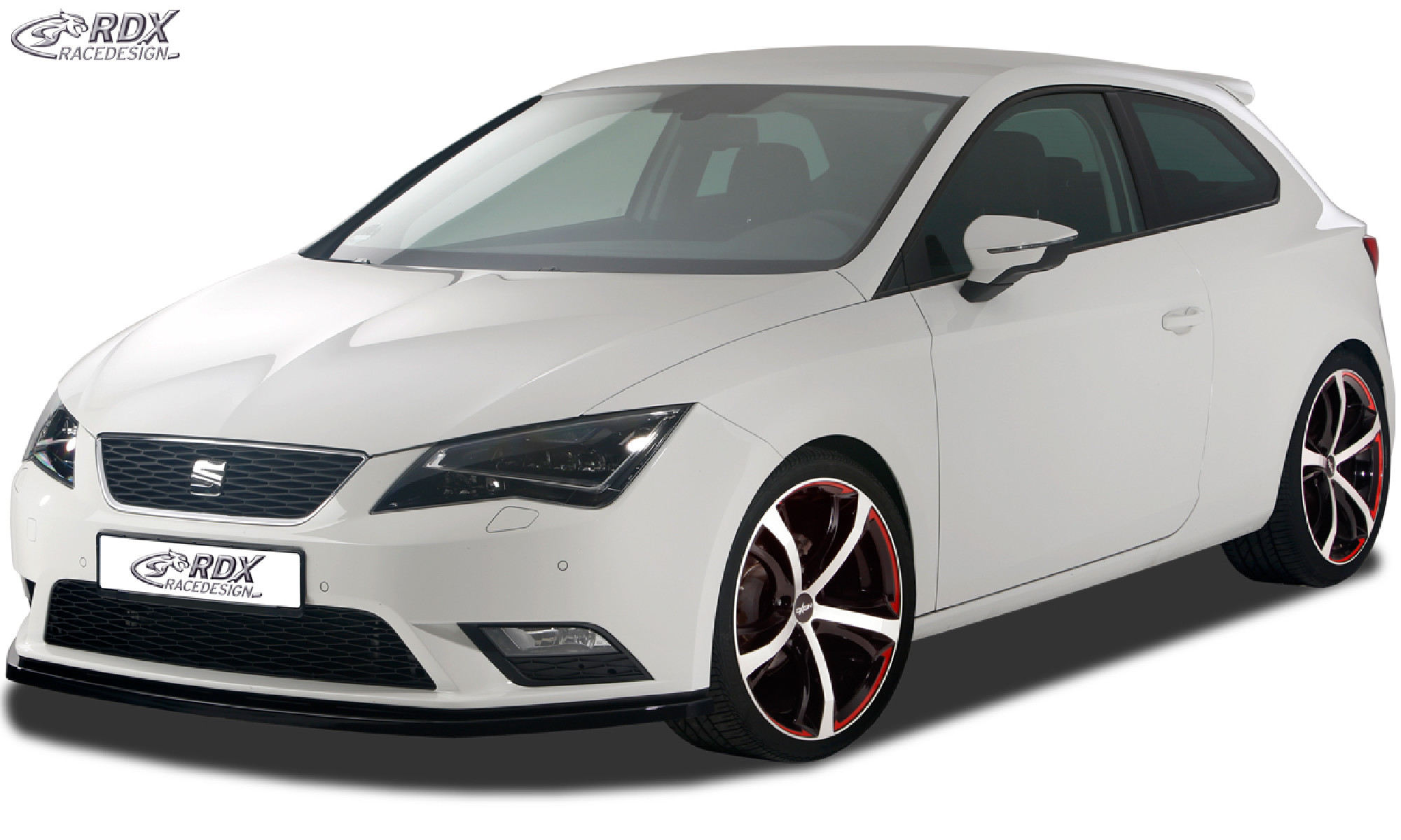 Frontspoiler für SEAT Leon 5F / Leon 5F SC / Leon 5F ST Frontlippe Front Ansatz Vorne Spoilerlippe Schwert 