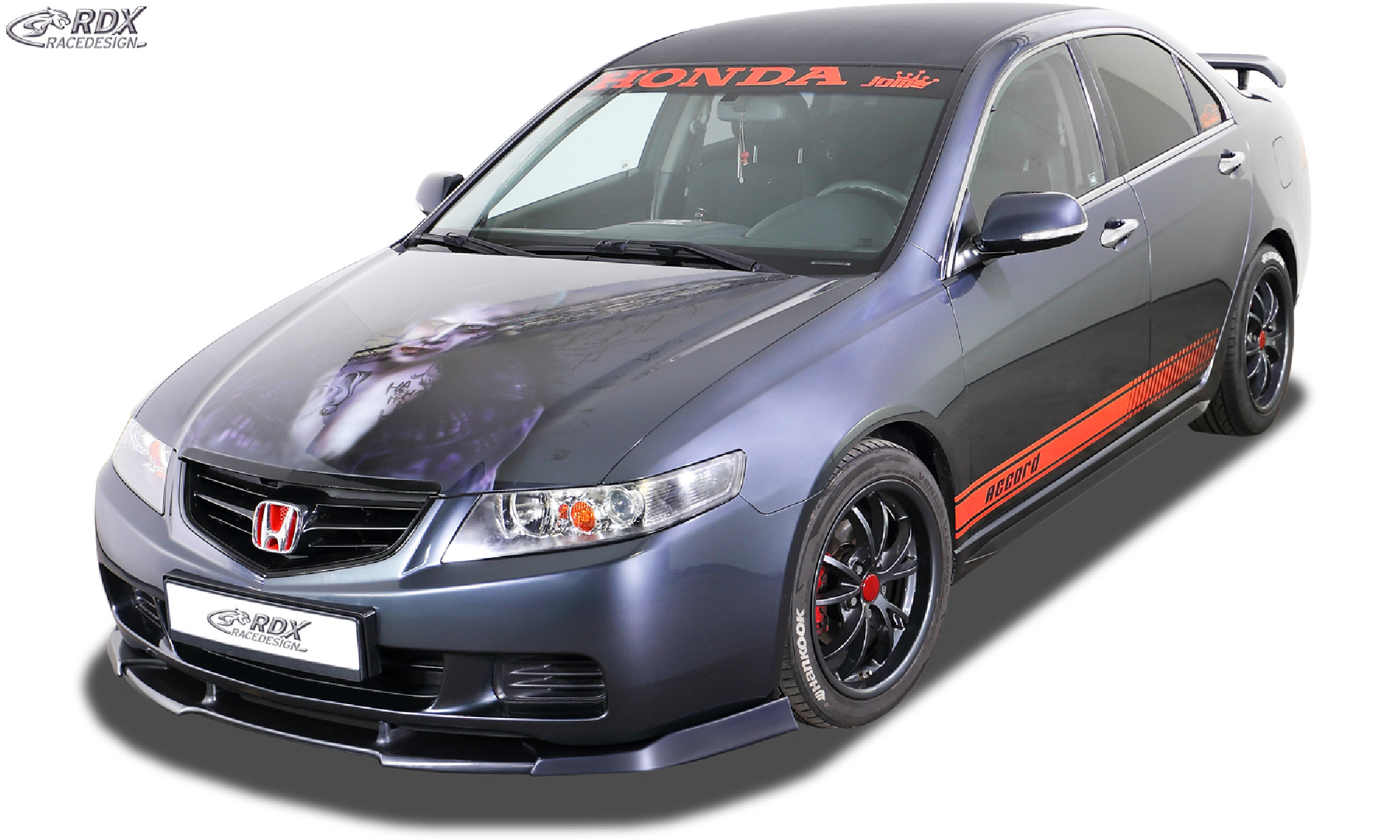 Frontspoiler VARIO-X für HONDA Accord 7 2002-2006 Limousine & Tourer Frontlippe Front Ansatz Vorne Spoilerlippe