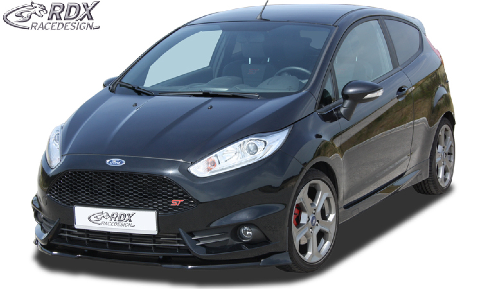 Frontspoiler für FORD Fiesta ST MK7 JA8 JR8 (2013+) Frontlippe Front Ansatz Vorne Spoilerlippe