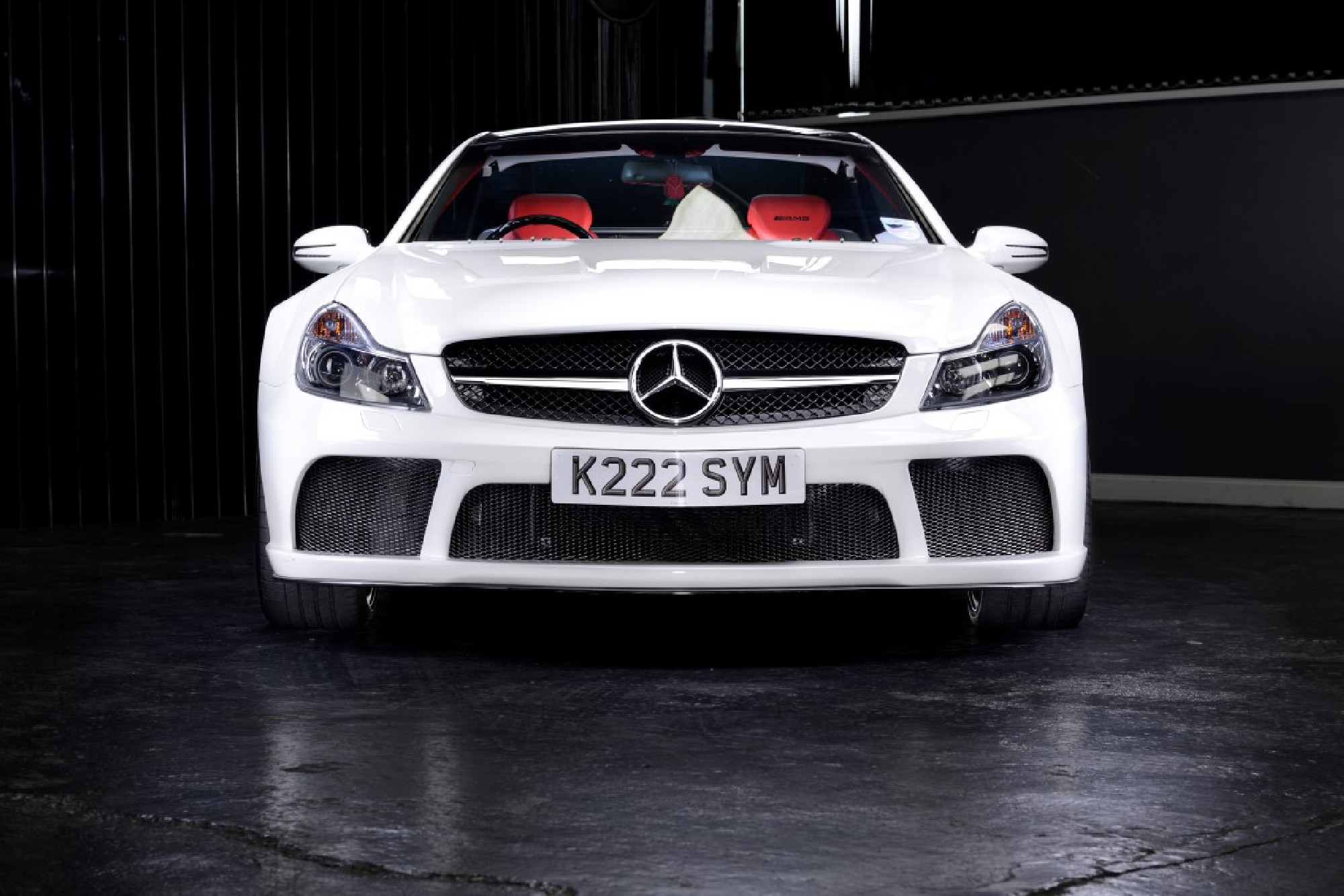  geeignet für Mercedes SL R230 bis SL65 Schwarz Serie Stil WIDE Body Kit