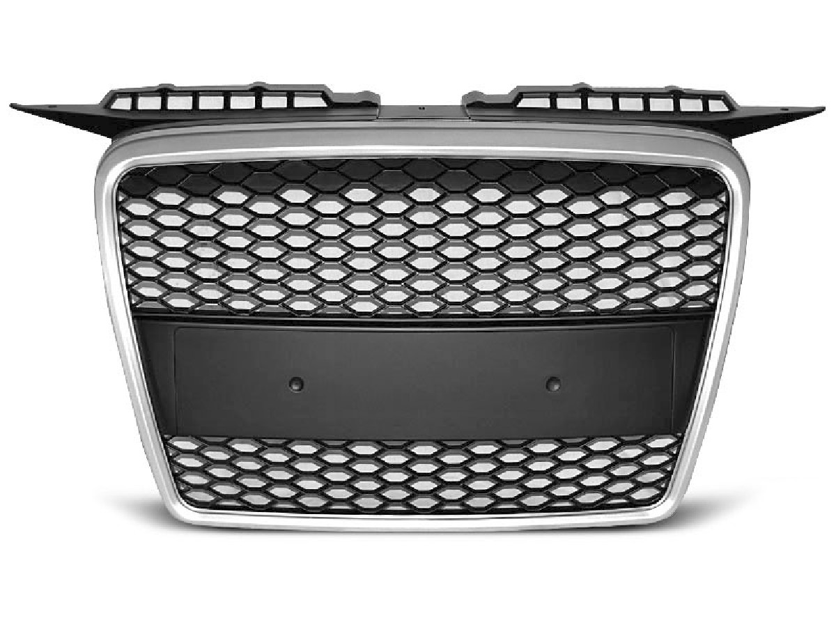 GRILLE SPORT SILVER fits AUDI A3 06.05-03.08 GRILLE SPORT SILVER fits AUDI A3 06.05-03.08
