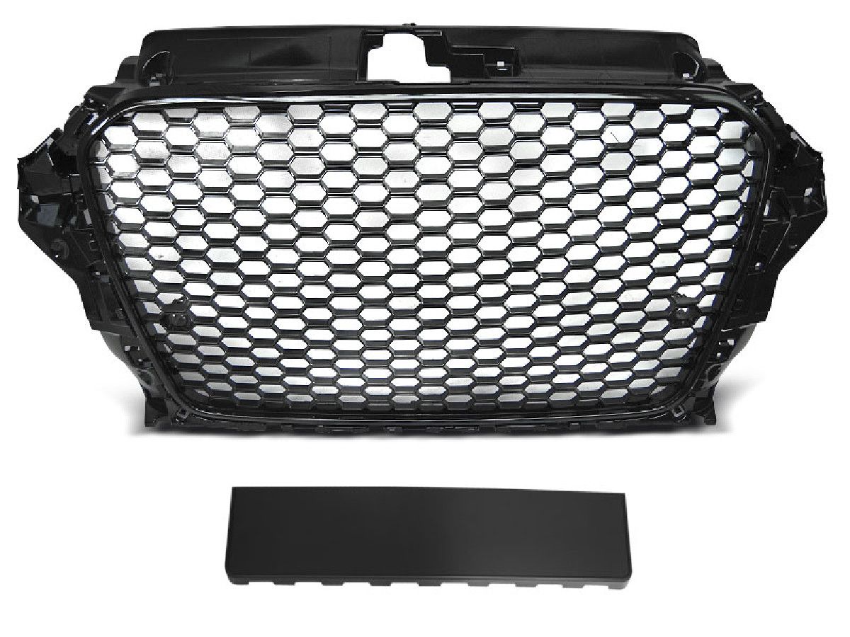 GRILLE SPORT GLOSSY BLACK fits AUDI A3 (8V) 12-16