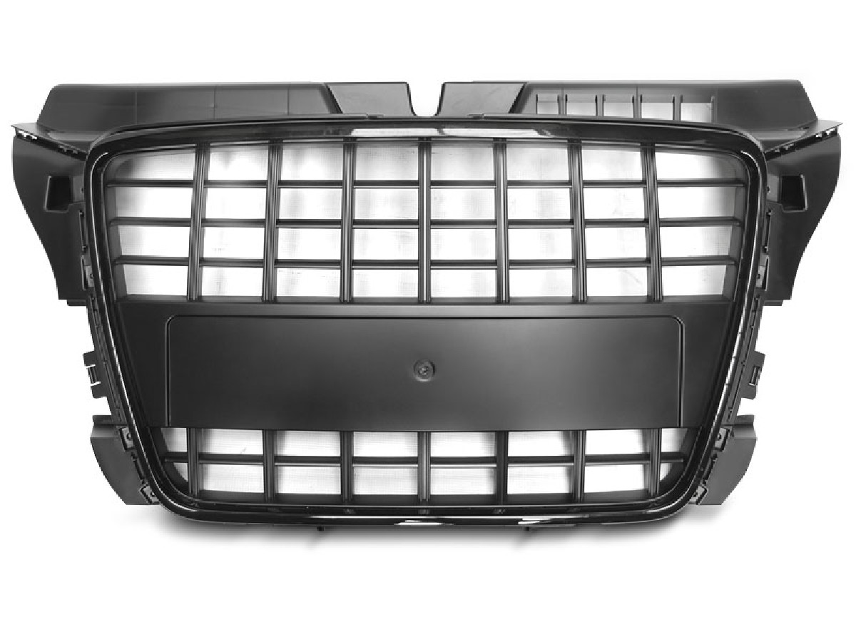 GRILLE SPORT GLOSSY BLACK fits AUDI A3 08-12 GRILLE SPORT GLOSSY BLACK fits AUDI A3 08-12