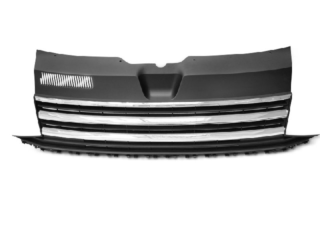 GRILLE CHROME BLACK fits VW T6 15-19