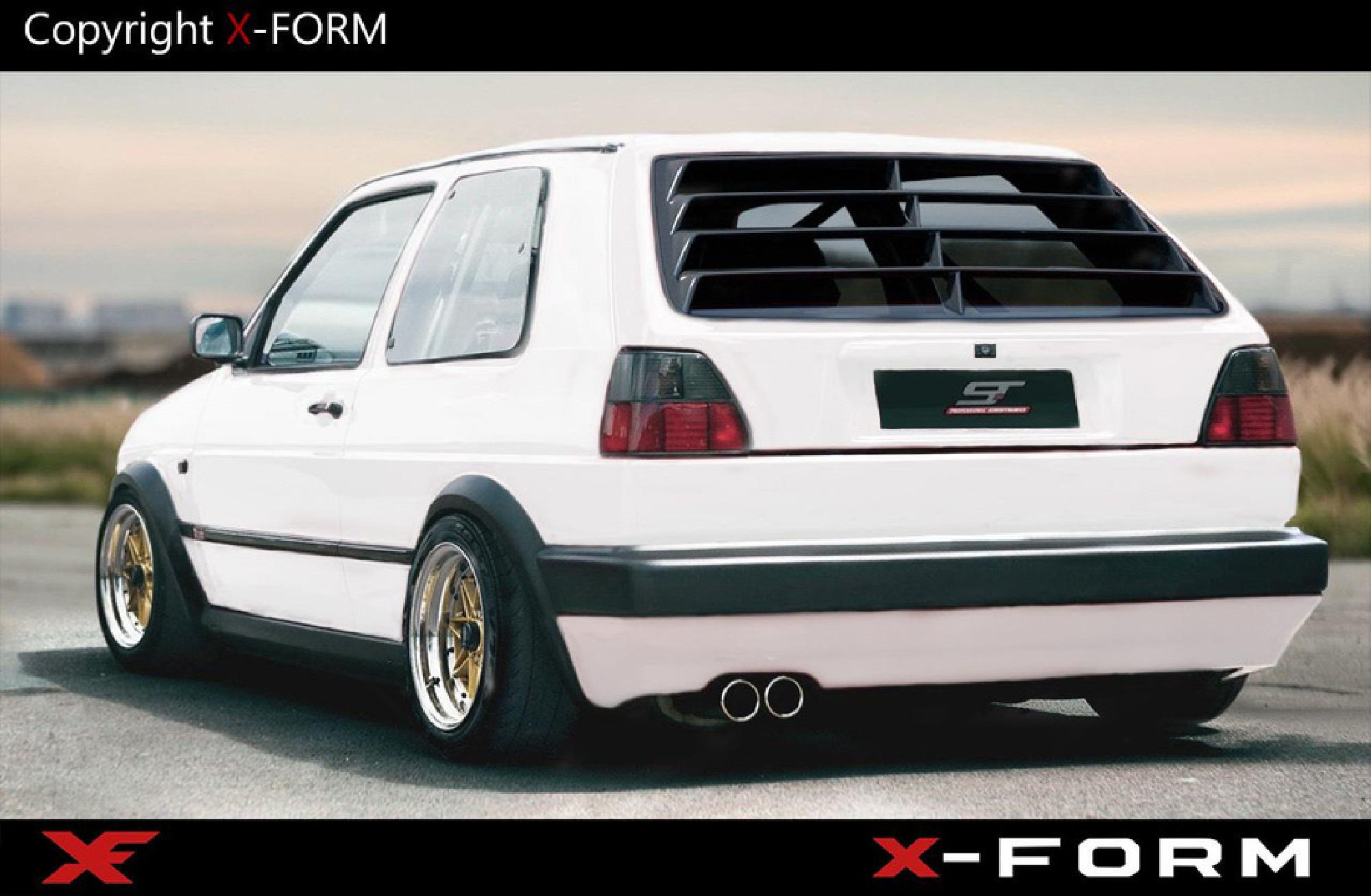  Volkswagen Golf II Heckscheiben Jalousie,Windows Louver (kein Original VW)