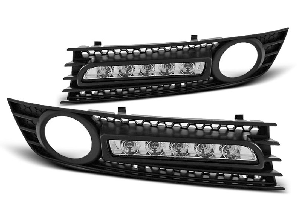 FOG LIGHT COVER LED DRL fits AUDI A4 01-04